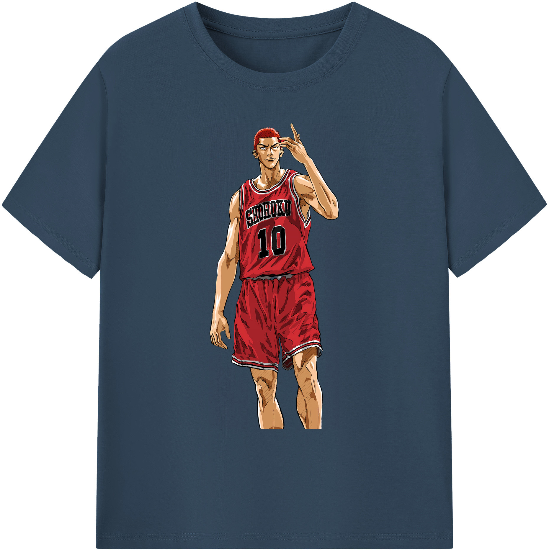 （画像用） SLAM DUNK／スラムダンク 綿100％ メンズ半袖Tシャツ｜肌触りやわらか＆通気性
