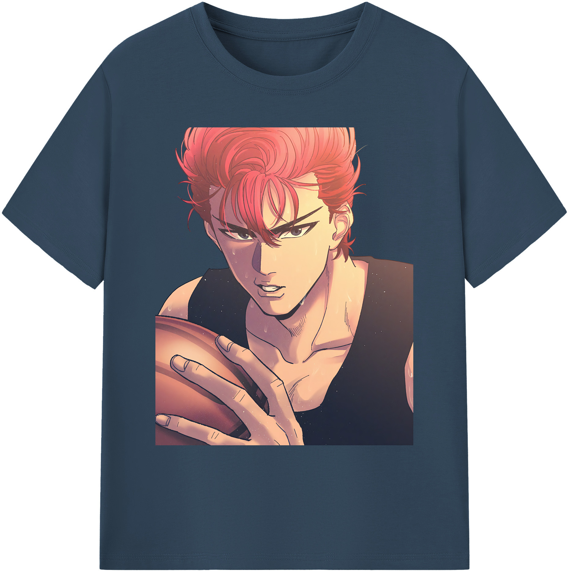 （画像用） SLAM DUNK／スラムダンク 綿100％ メンズ半袖Tシャツ｜肌触りやわらか＆通気性