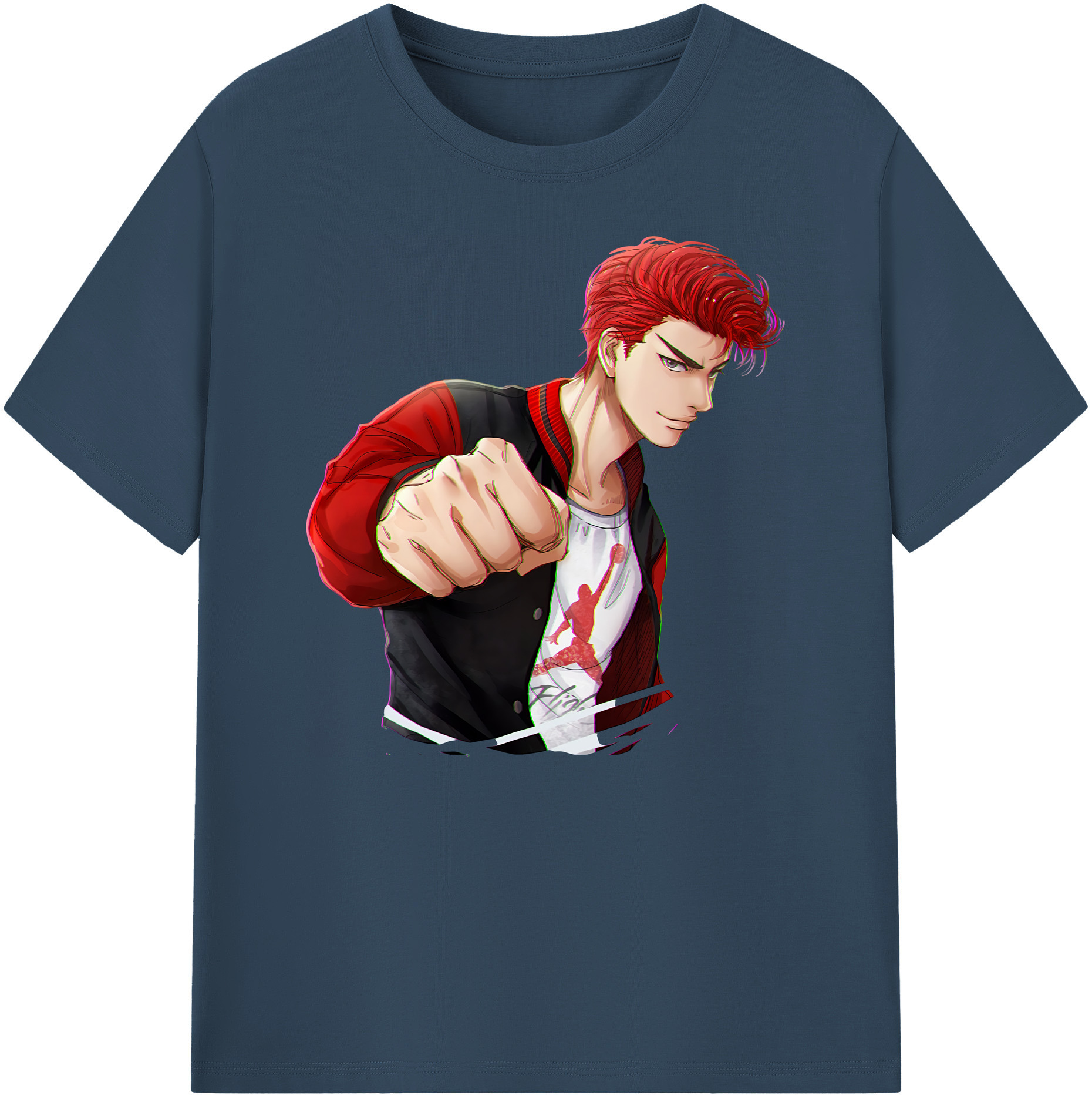 （画像用） SLAM DUNK／スラムダンク 綿100％ メンズ半袖Tシャツ｜肌触りやわらか＆通気性