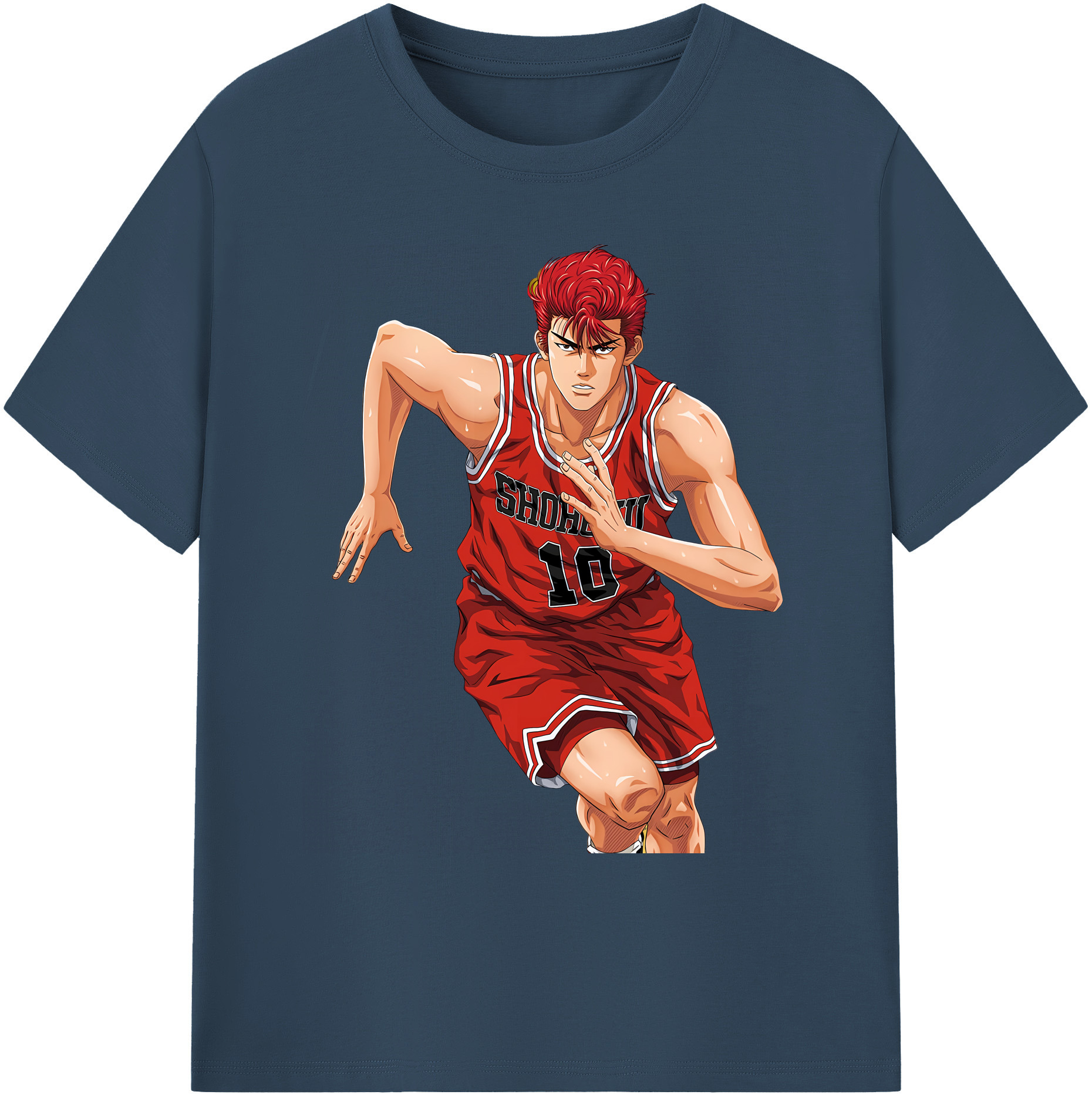 （画像用） SLAM DUNK／スラムダンク 綿100％ メンズ半袖Tシャツ｜肌触りやわらか＆通気性
