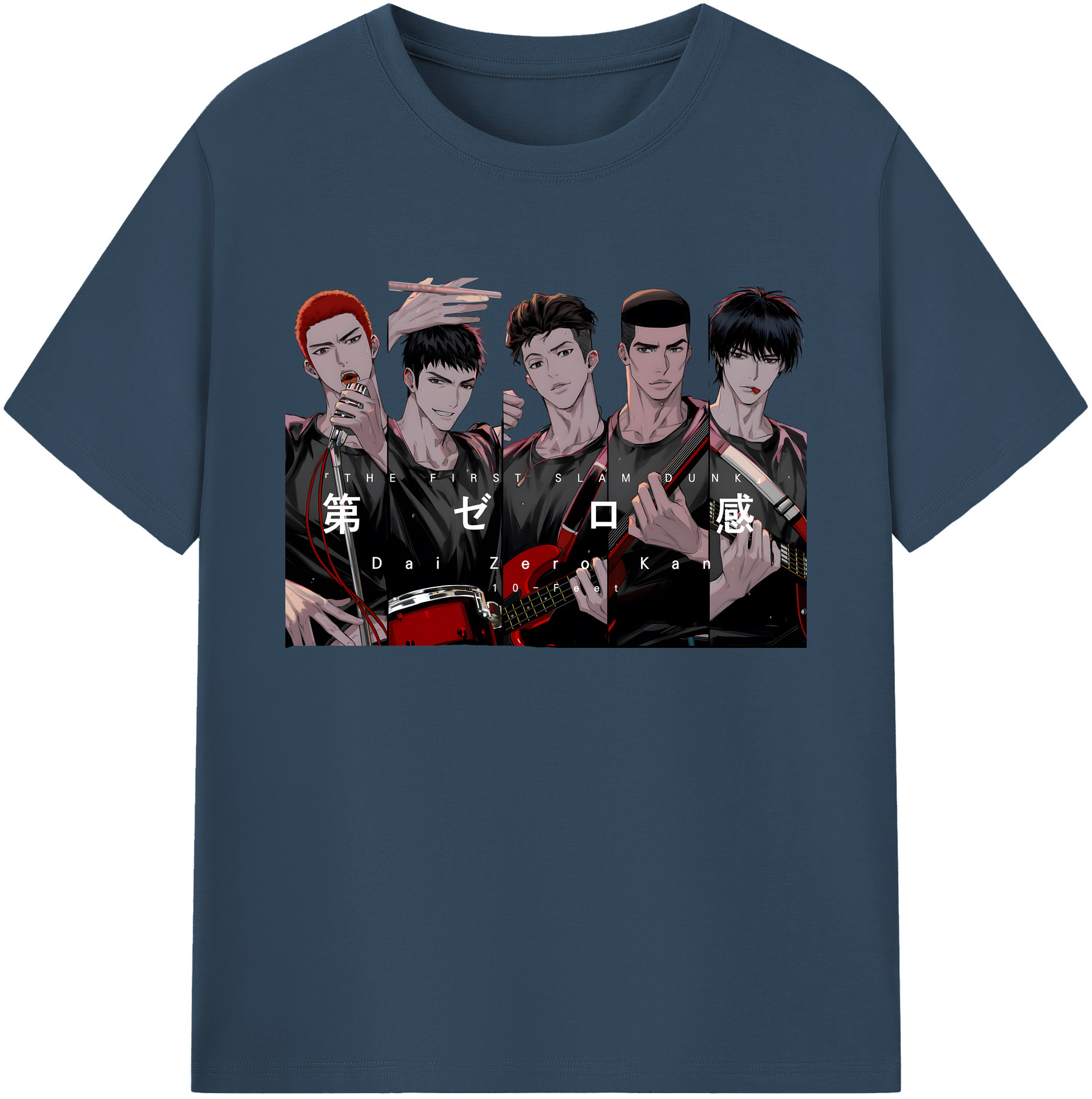 （画像用） SLAM DUNK／スラムダンク 綿100％ メンズ半袖Tシャツ｜肌触りやわらか＆通気性