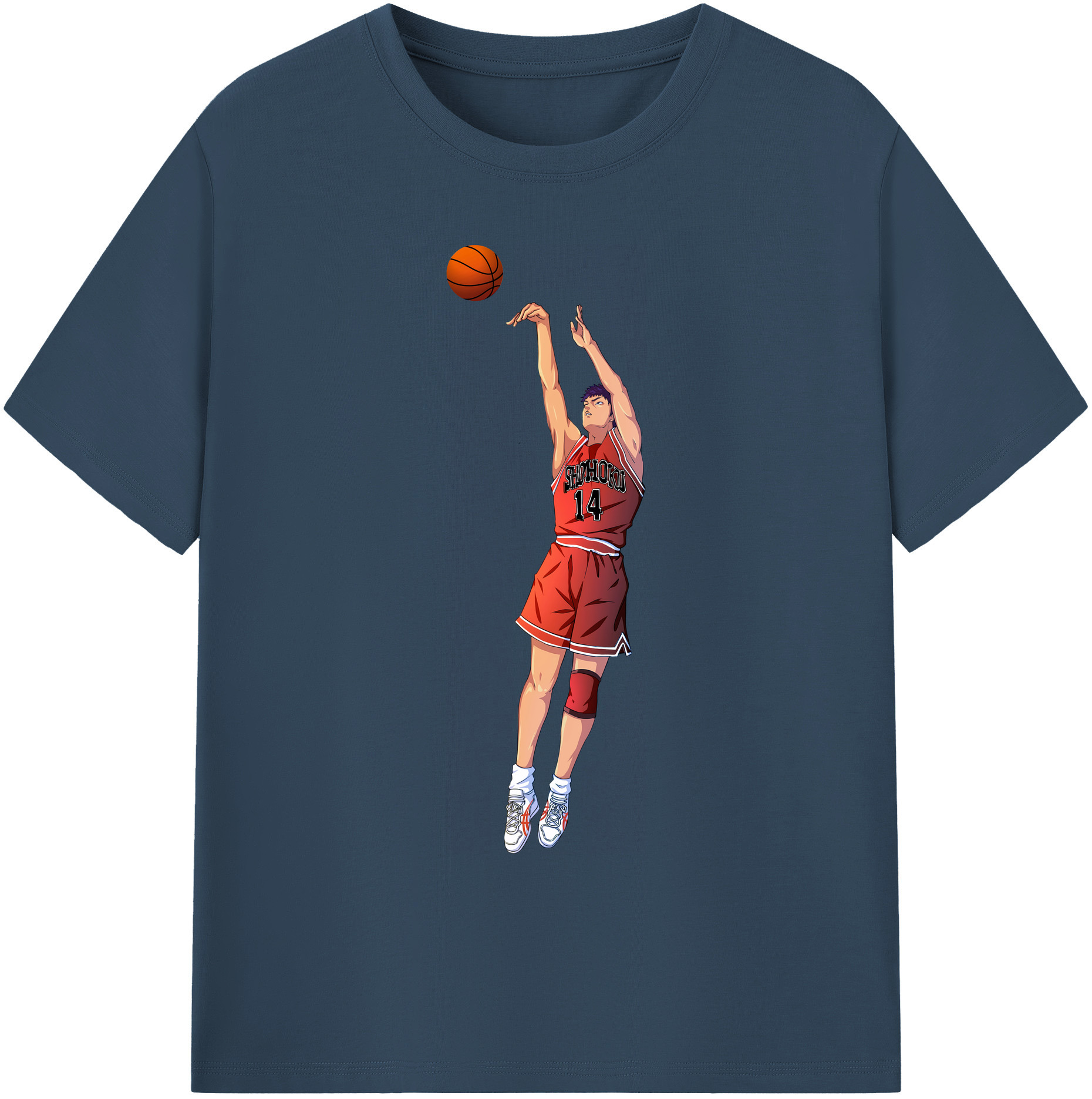 （画像用） SLAM DUNK／スラムダンク 綿100％ メンズ半袖Tシャツ｜肌触りやわらか＆通気性