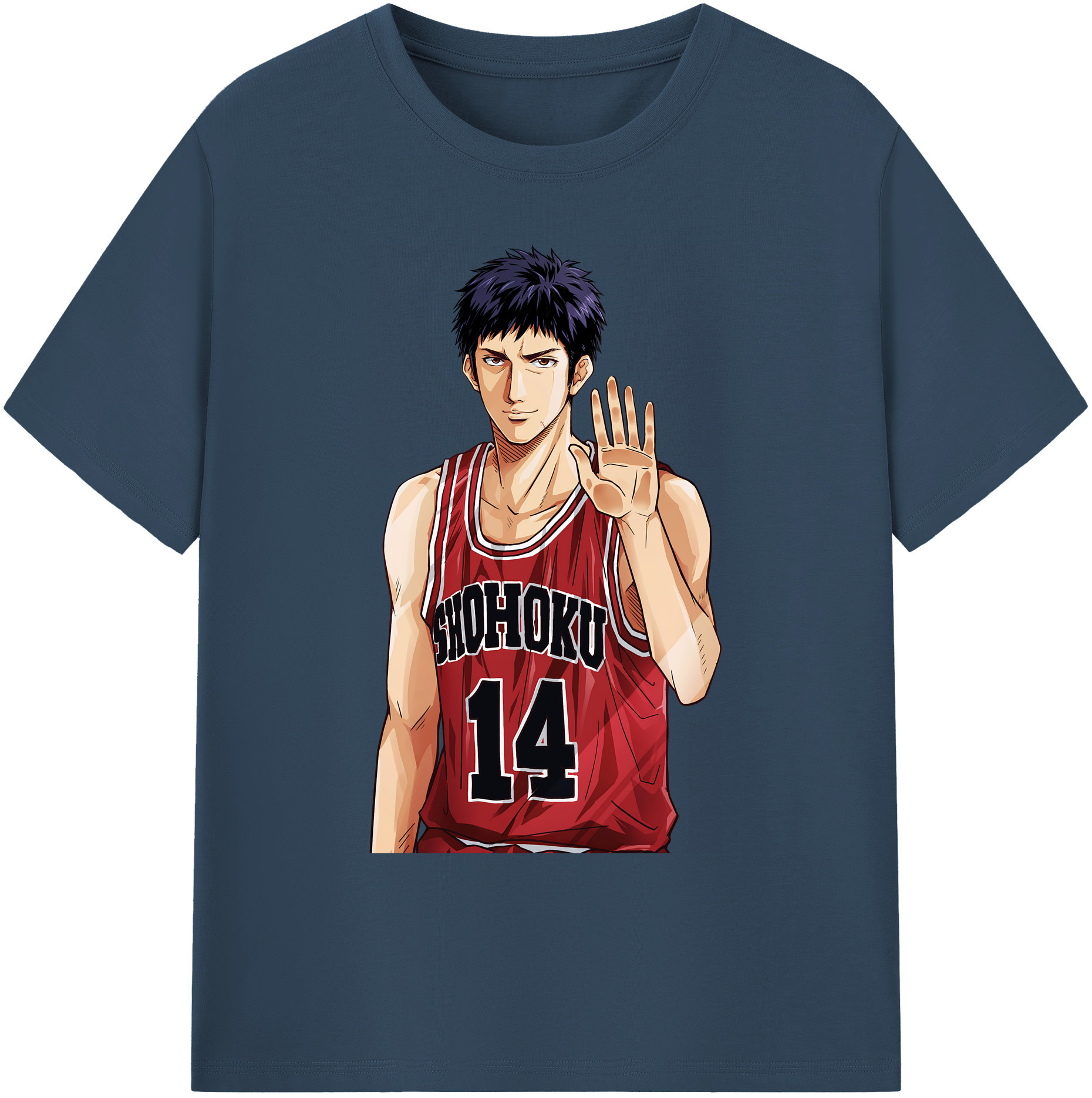 （画像用） SLAM DUNK／スラムダンク 綿100％ メンズ半袖Tシャツ｜肌触りやわらか＆通気性