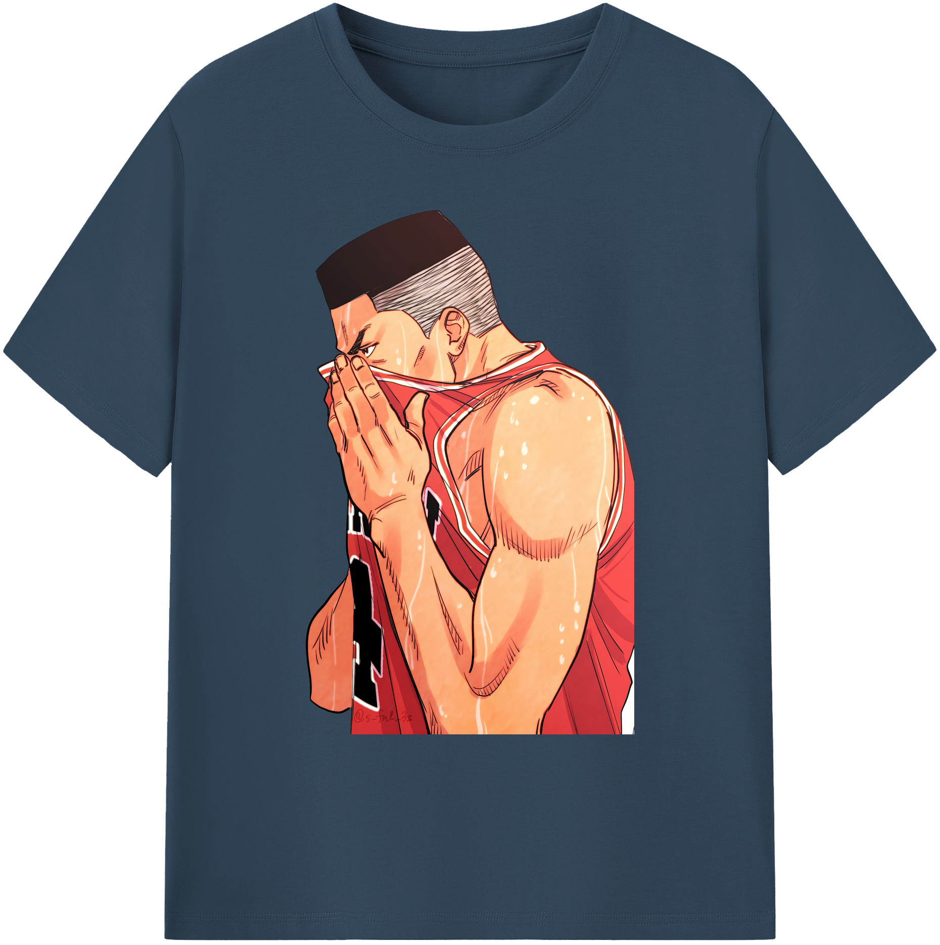 （画像用） SLAM DUNK／スラムダンク 綿100％ メンズ半袖Tシャツ｜肌触りやわらか＆通気性
