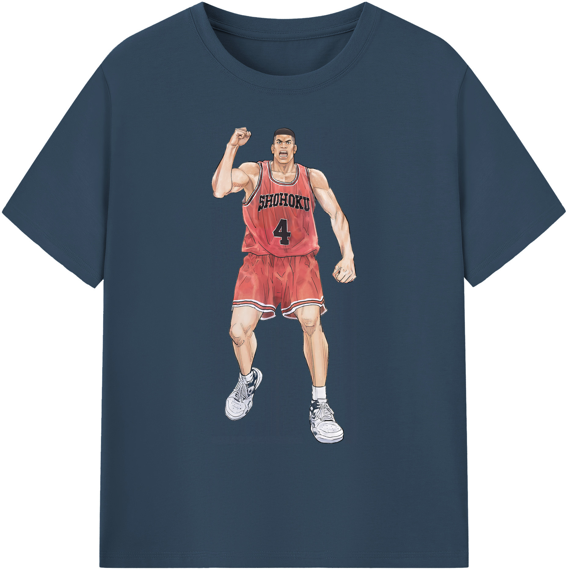 （画像用） SLAM DUNK／スラムダンク 綿100％ メンズ半袖Tシャツ｜肌触りやわらか＆通気性