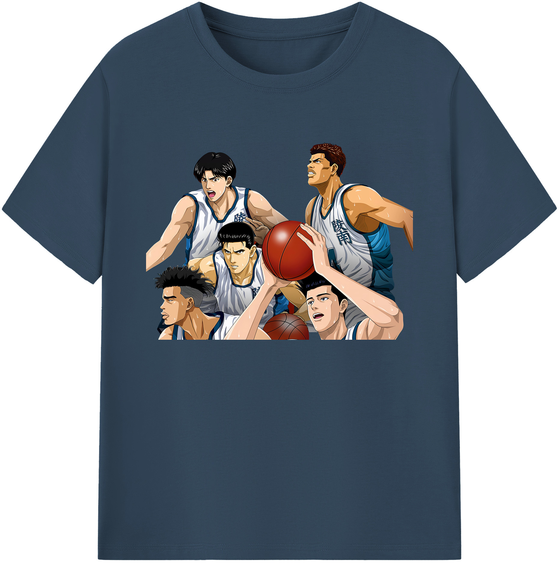 （画像用） SLAM DUNK／スラムダンク 綿100％ メンズ半袖Tシャツ｜肌触りやわらか＆通気性