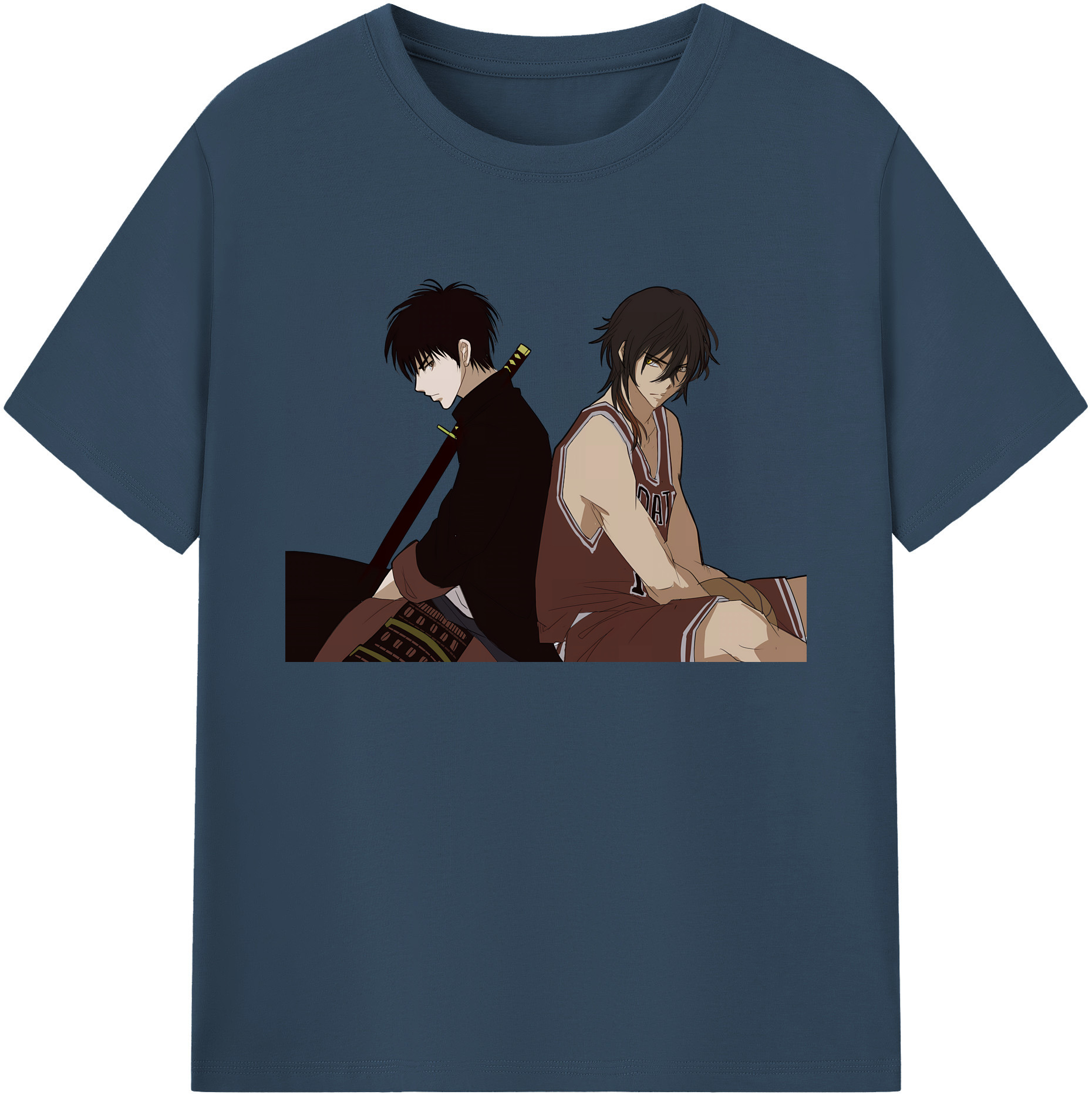 （画像用） SLAM DUNK／スラムダンク 綿100％ メンズ半袖Tシャツ｜肌触りやわらか＆通気性