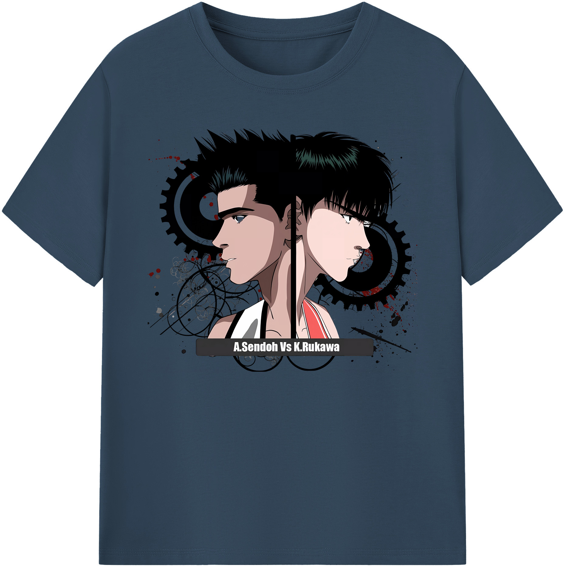 （画像用） SLAM DUNK／スラムダンク 綿100％ メンズ半袖Tシャツ｜肌触りやわらか＆通気性