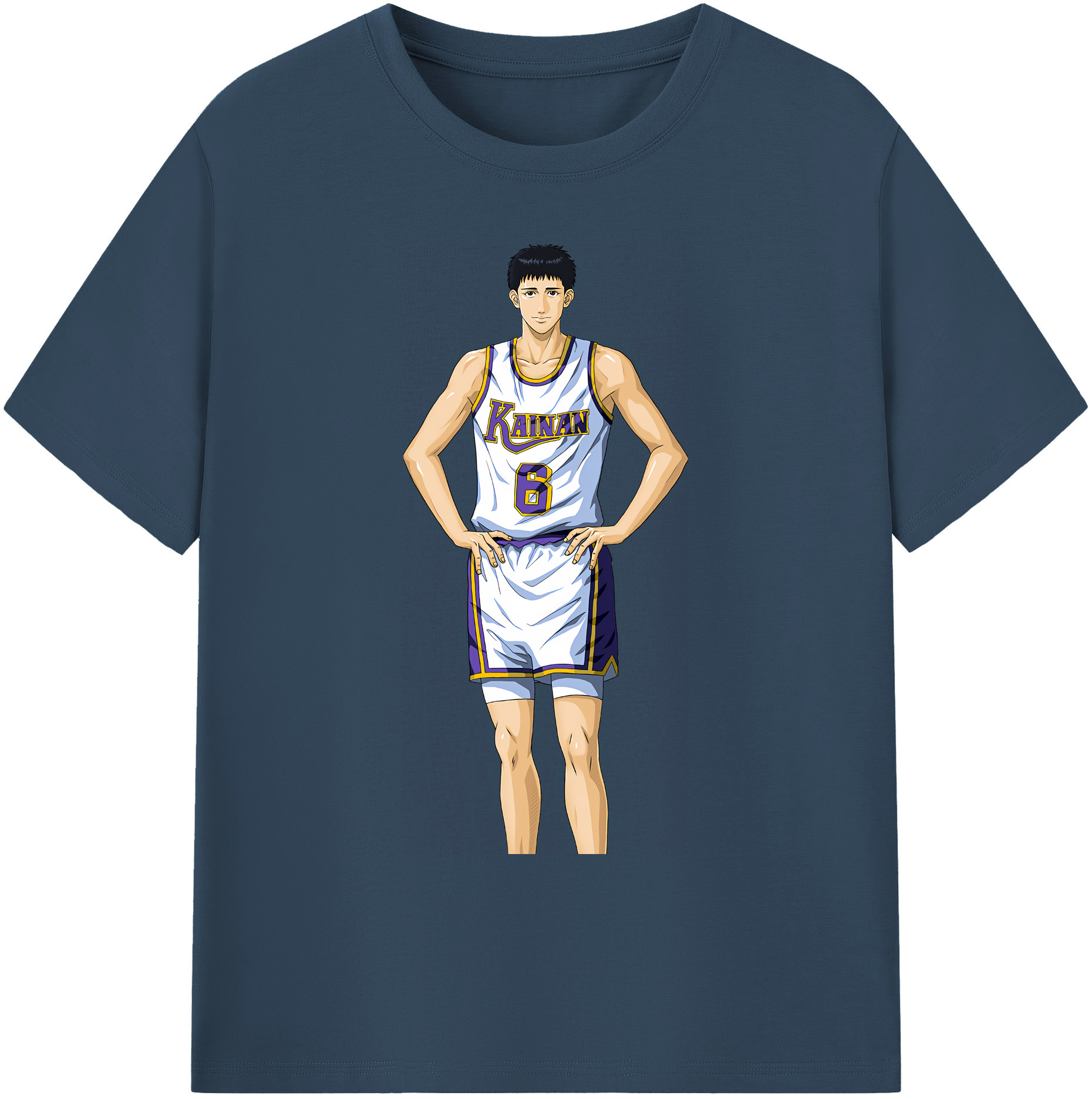 （画像用） SLAM DUNK／スラムダンク 綿100％ メンズ半袖Tシャツ｜肌触りやわらか＆通気性