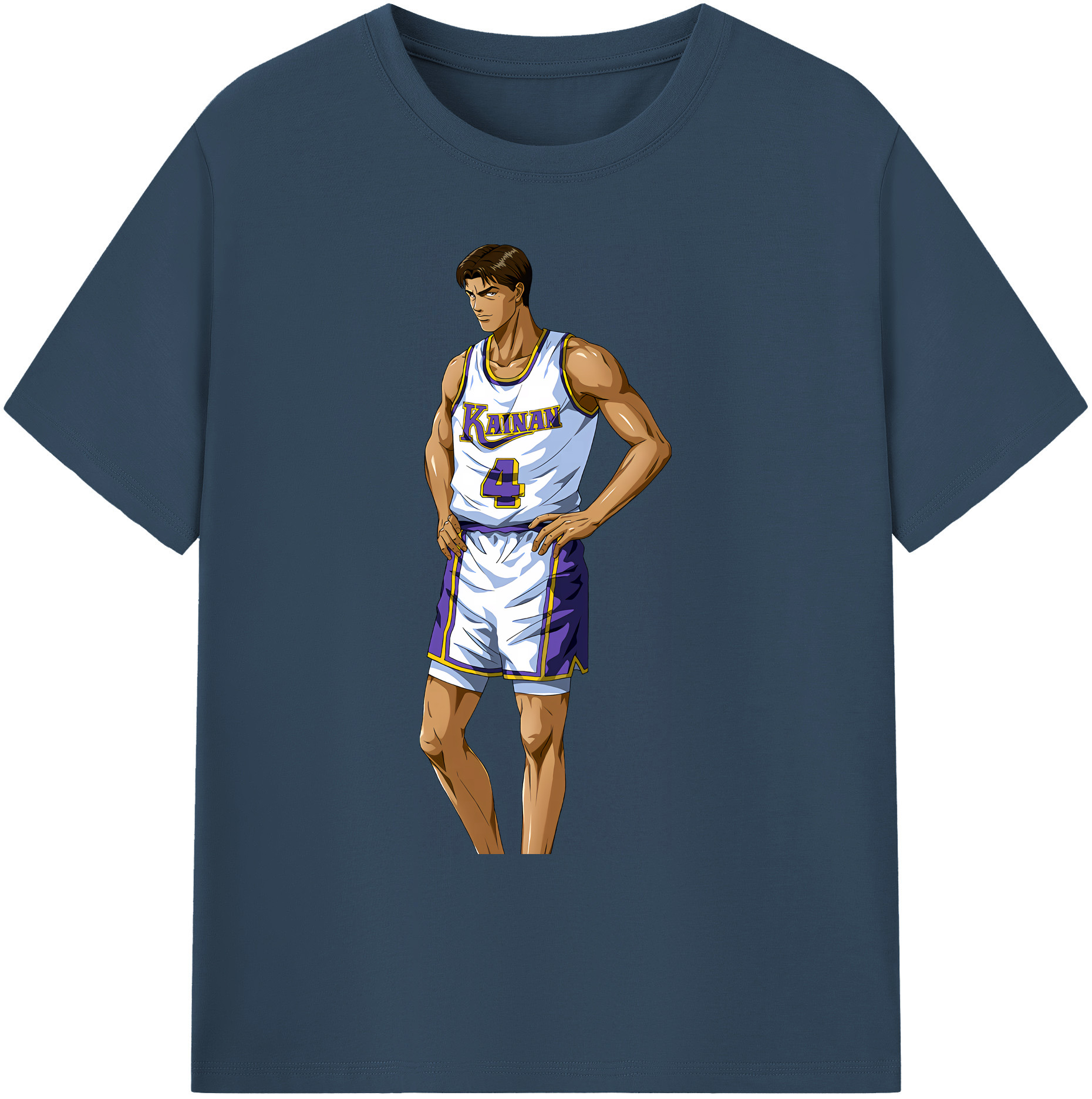 （画像用） SLAM DUNK／スラムダンク 綿100％ メンズ半袖Tシャツ｜肌触りやわらか＆通気性