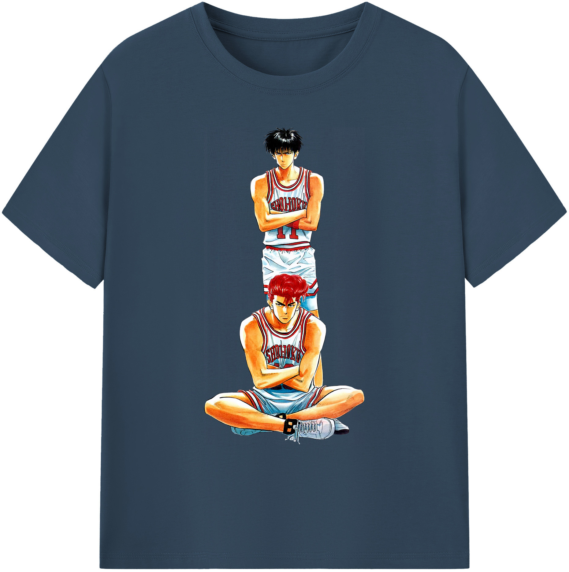 （画像用） SLAM DUNK／スラムダンク 綿100％ メンズ半袖Tシャツ｜肌触りやわらか＆通気性