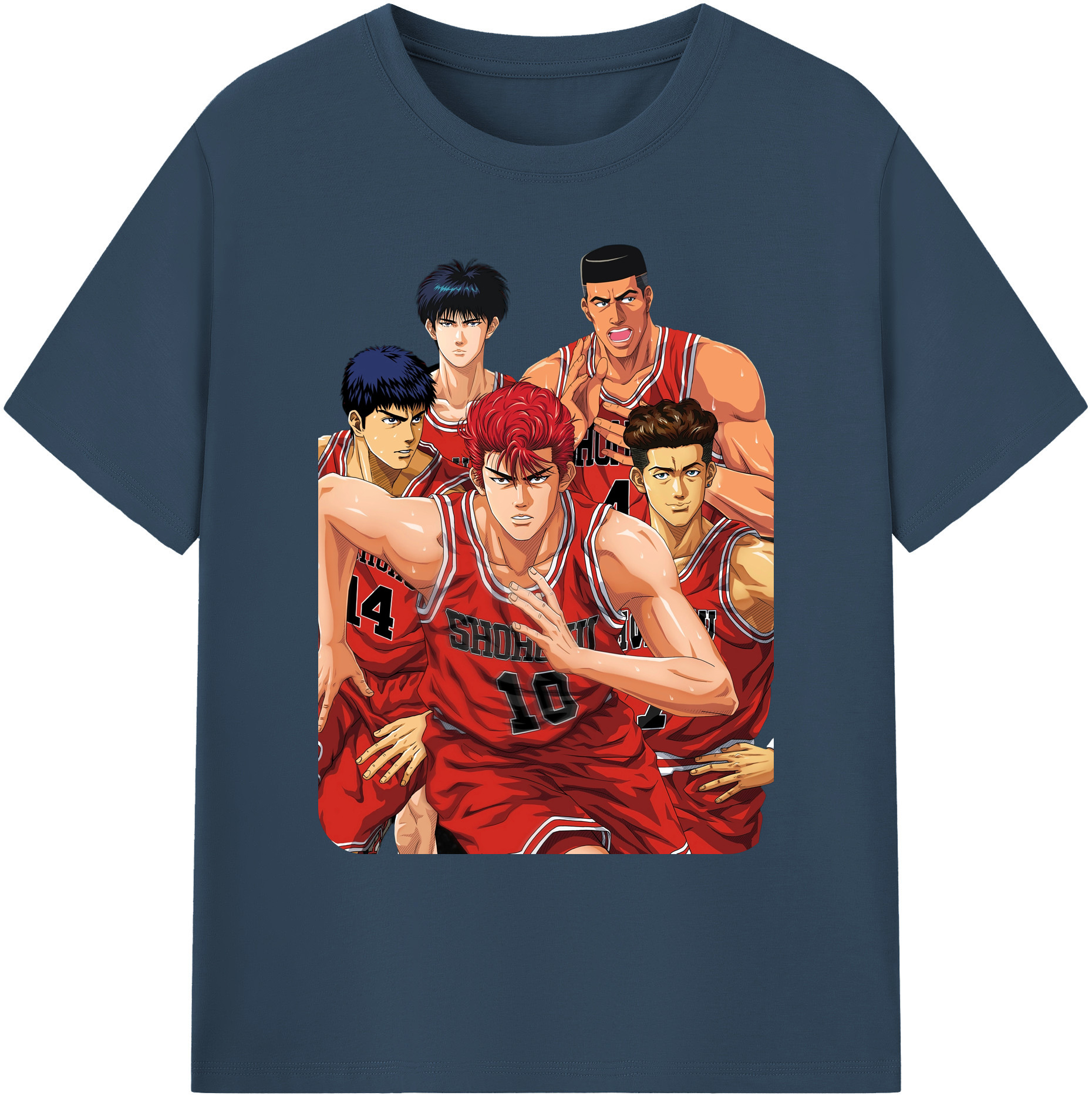 （画像用） SLAM DUNK／スラムダンク 綿100％ メンズ半袖Tシャツ｜肌触りやわらか＆通気性