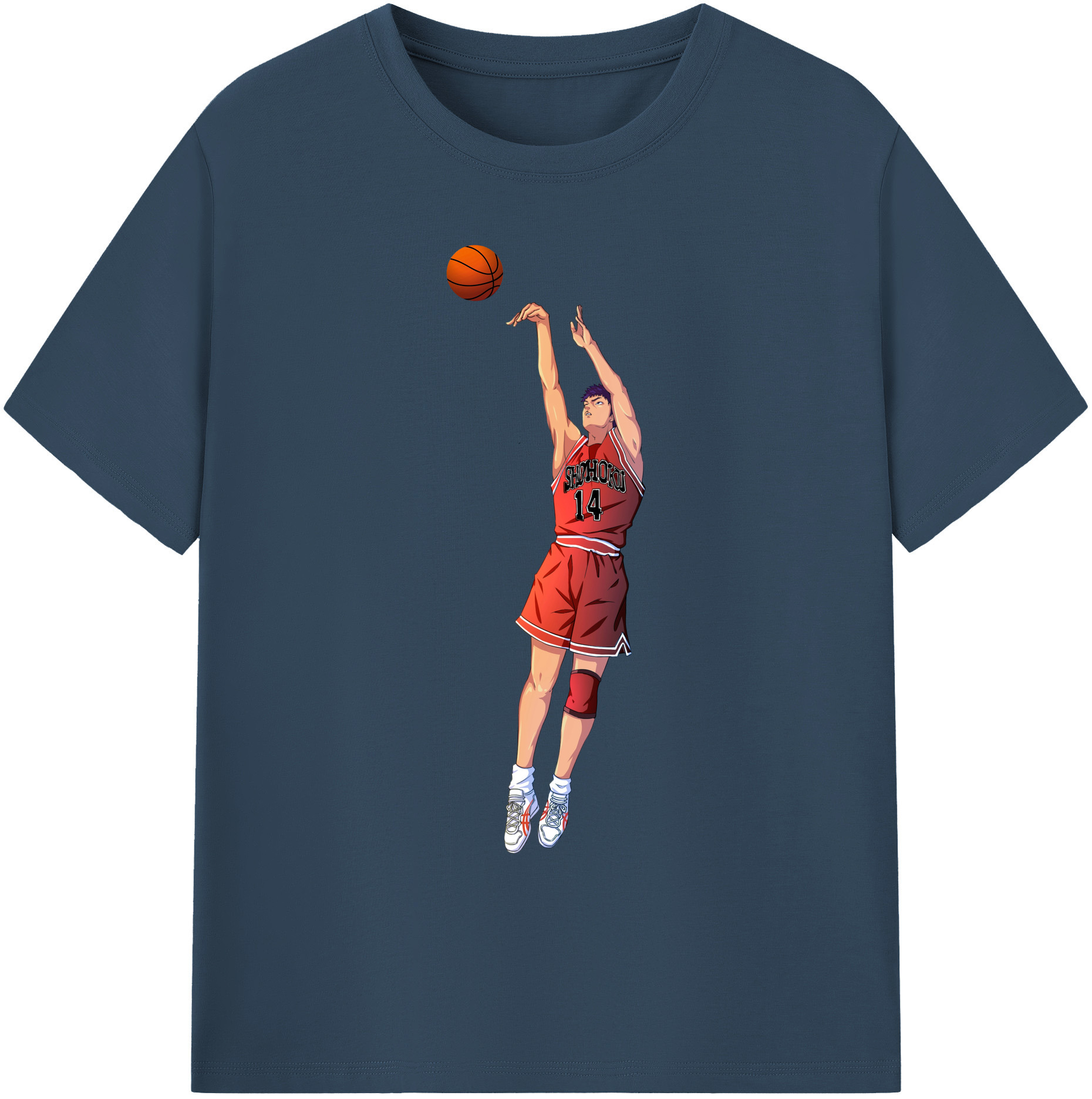 （画像用） SLAM DUNK／スラムダンク 綿100％ メンズ半袖Tシャツ｜肌触りやわらか＆通気性