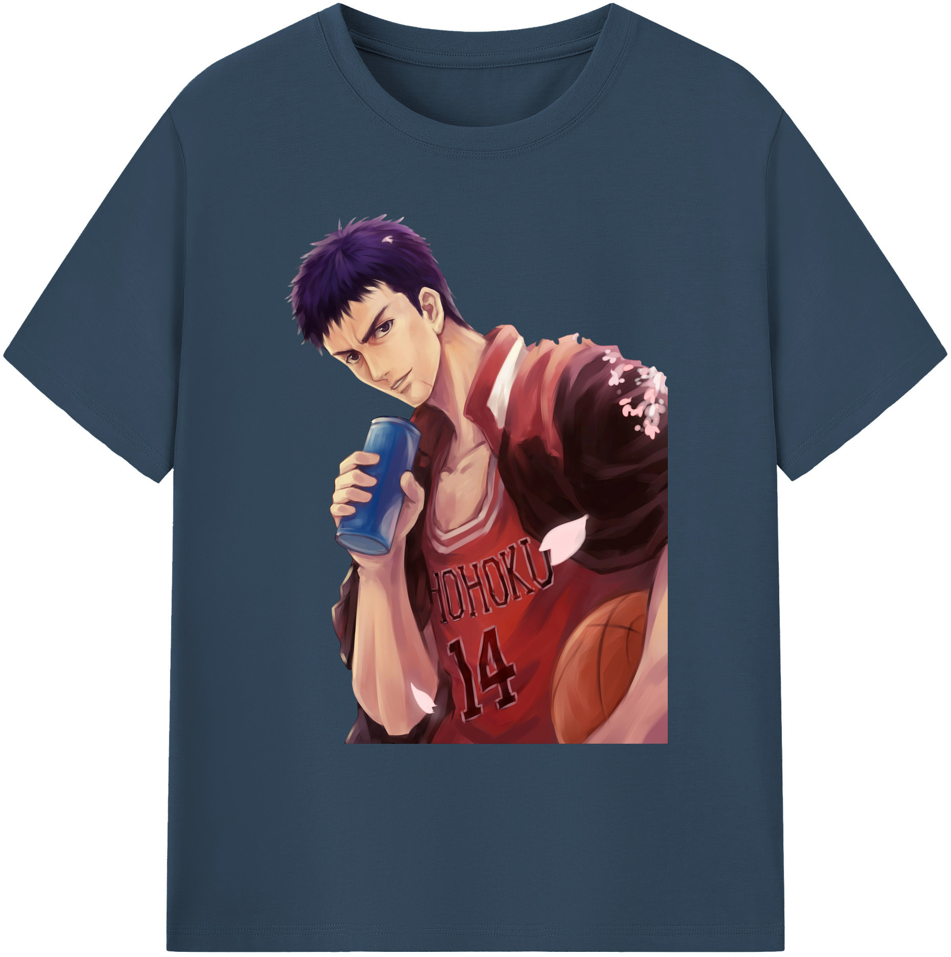 （画像用） SLAM DUNK／スラムダンク 綿100％ メンズ半袖Tシャツ｜肌触りやわらか＆通気性