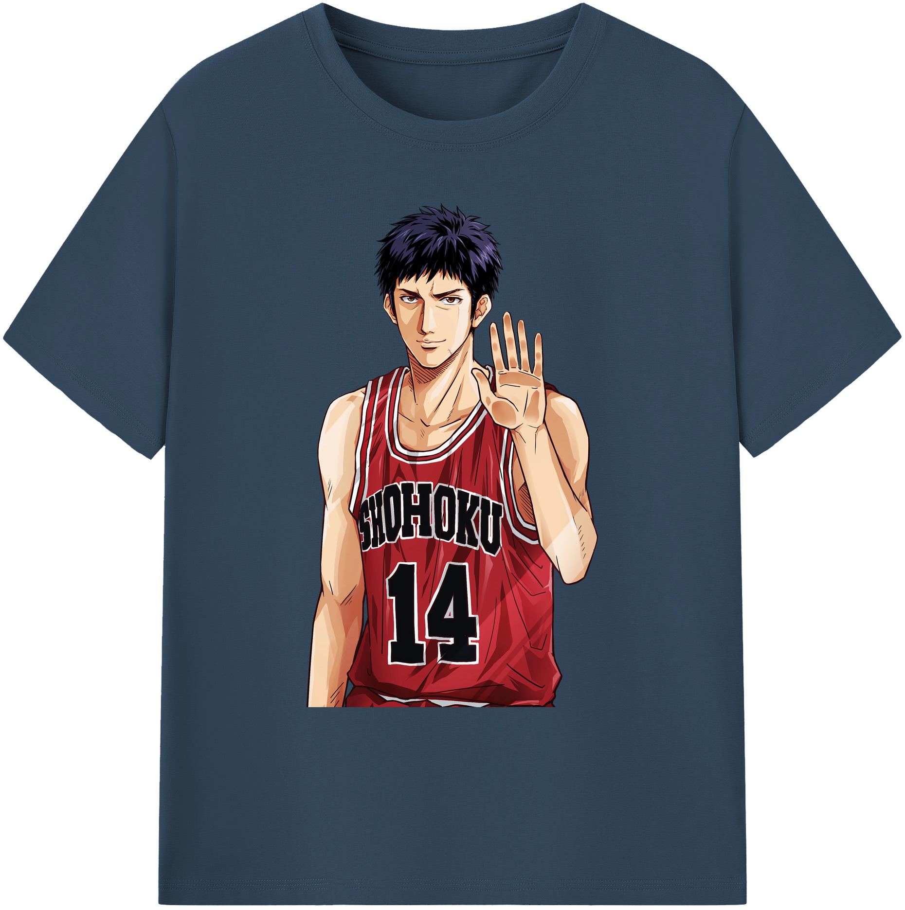 （画像用） SLAM DUNK／スラムダンク 綿100％ メンズ半袖Tシャツ｜肌触りやわらか＆通気性