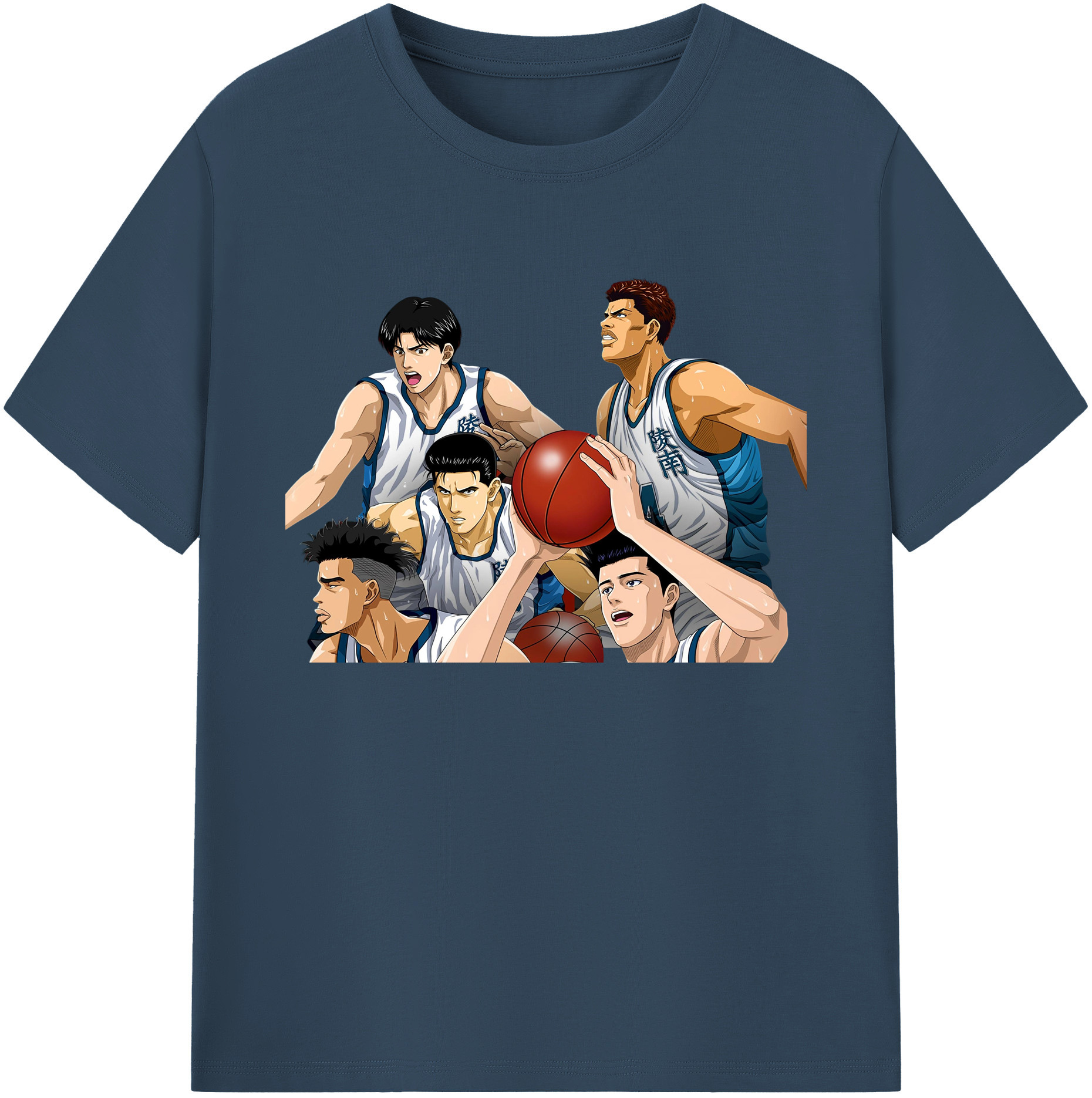 （画像用） SLAM DUNK／スラムダンク 綿100％ メンズ半袖Tシャツ｜肌触りやわらか＆通気性