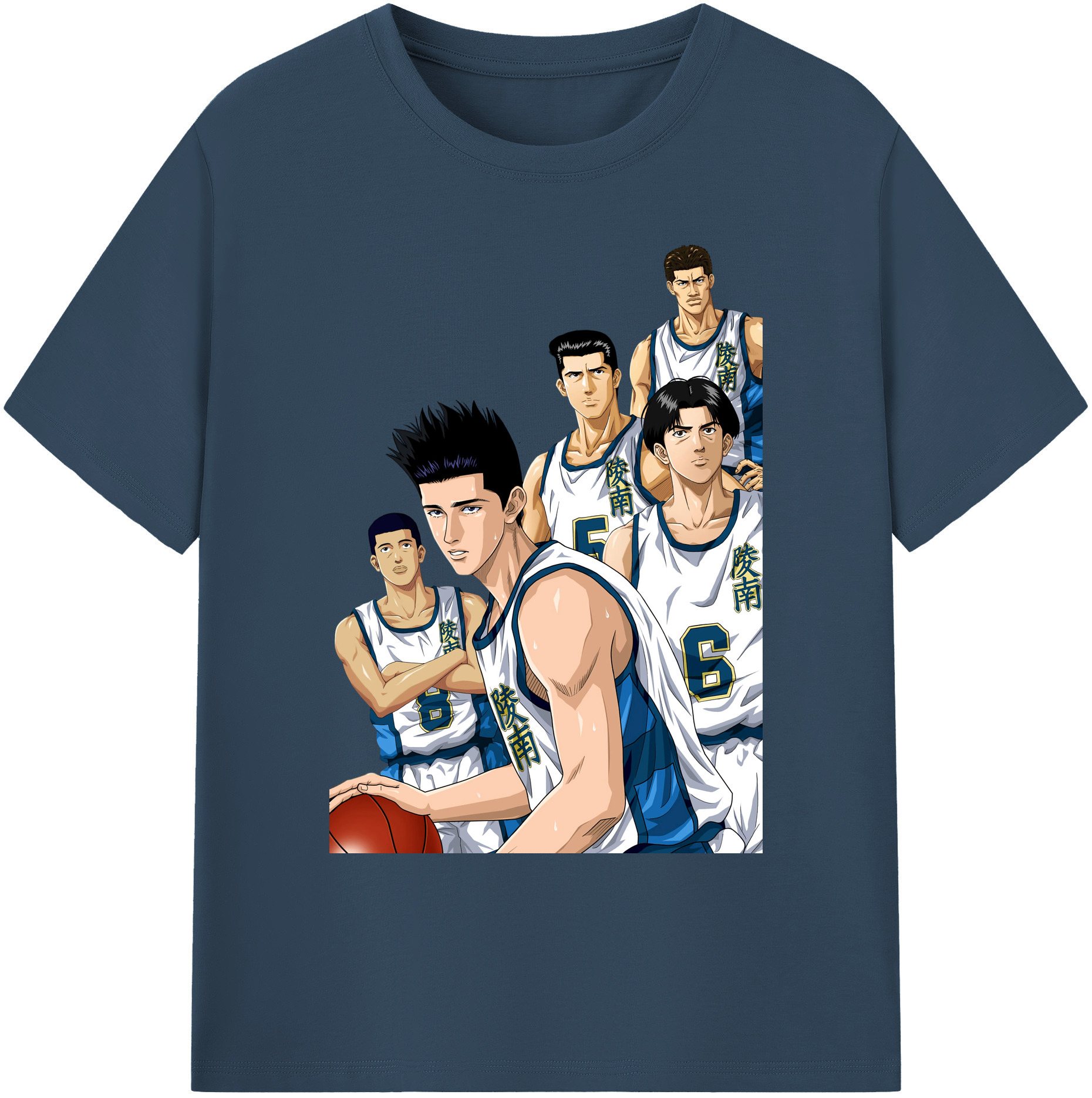 （画像用） SLAM DUNK／スラムダンク 綿100％ メンズ半袖Tシャツ｜肌触りやわらか＆通気性