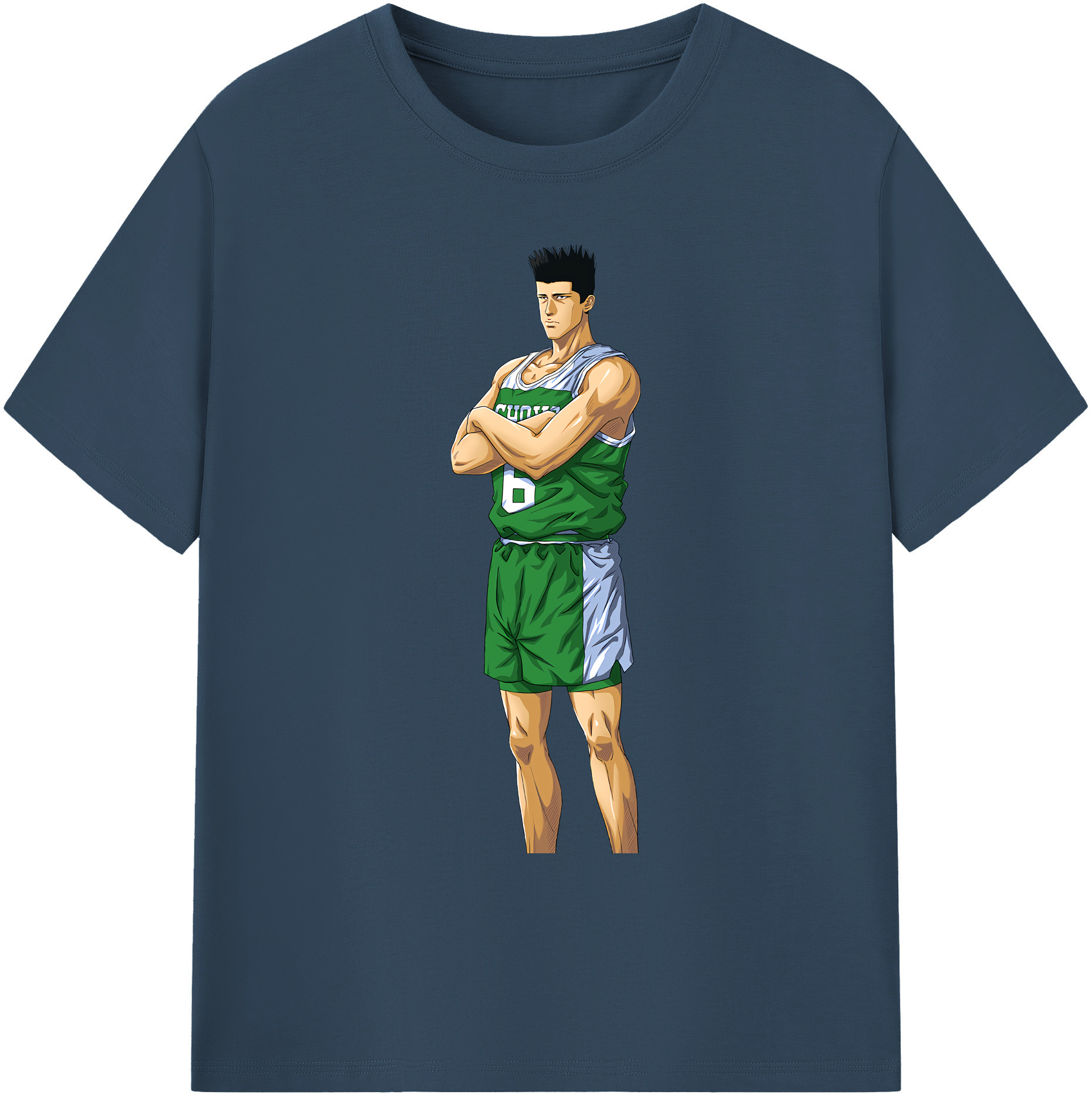 （画像用） SLAM DUNK／スラムダンク 綿100％ メンズ半袖Tシャツ｜肌触りやわらか＆通気性