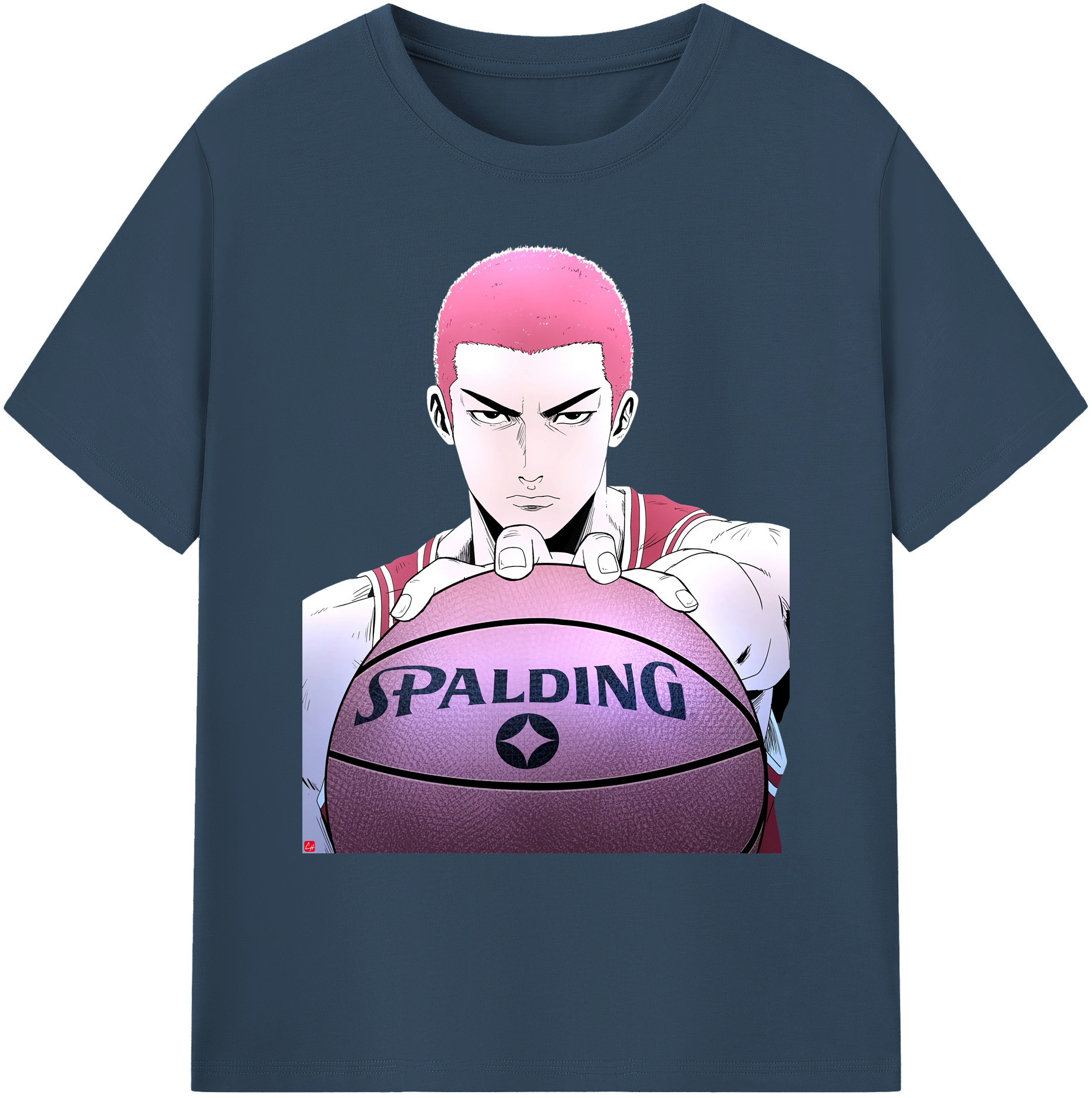 （画像用） SLAM DUNK／スラムダンク 綿100％ メンズ半袖Tシャツ｜肌触りやわらか＆通気性