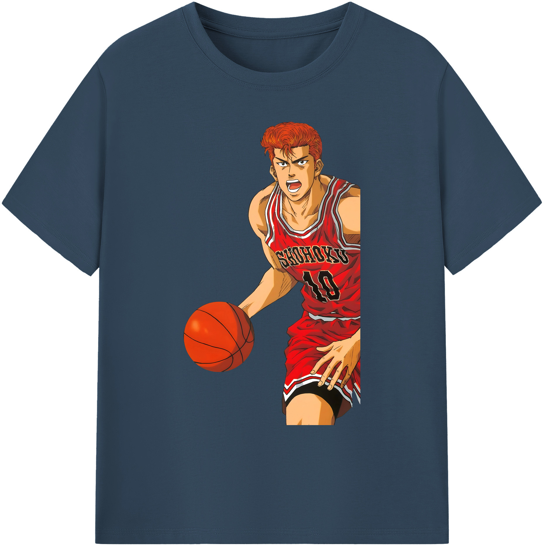 （画像用） SLAM DUNK／スラムダンク 綿100％ メンズ半袖Tシャツ｜肌触りやわらか＆通気性