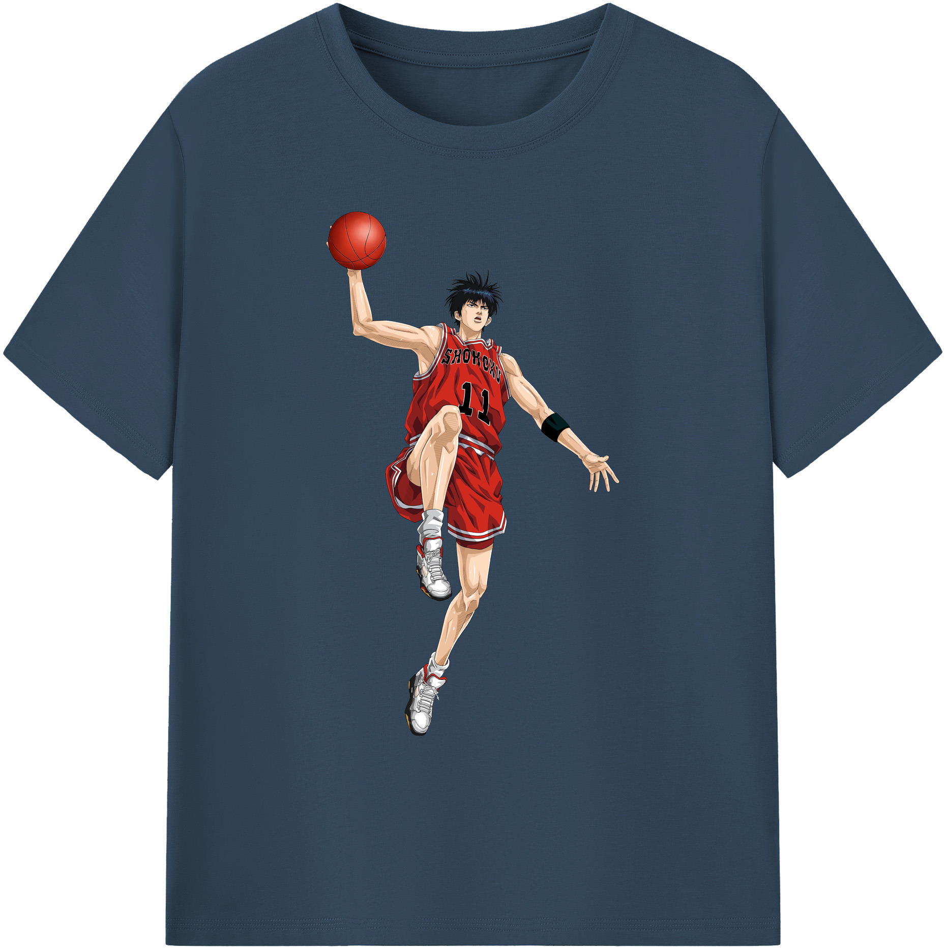 （画像用） SLAM DUNK／スラムダンク 綿100％ メンズ半袖Tシャツ｜肌触りやわらか＆通気性