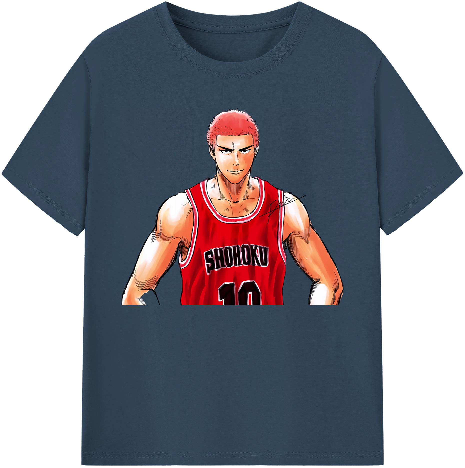 （画像用） SLAM DUNK／スラムダンク 綿100％ メンズ半袖Tシャツ｜肌触りやわらか＆通気性