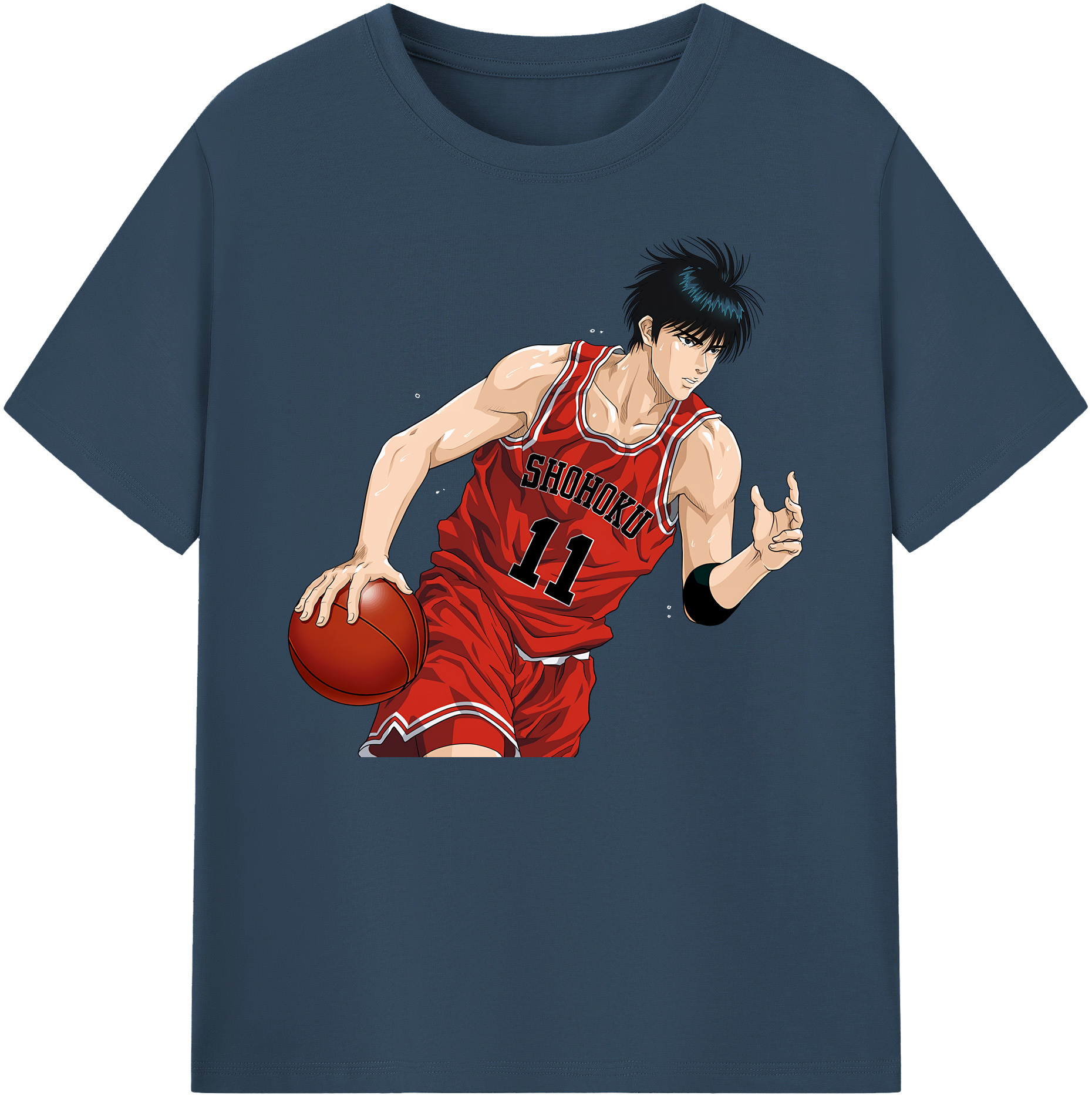 （画像用） SLAM DUNK／スラムダンク 綿100％ メンズ半袖Tシャツ｜肌触りやわらか＆通気性