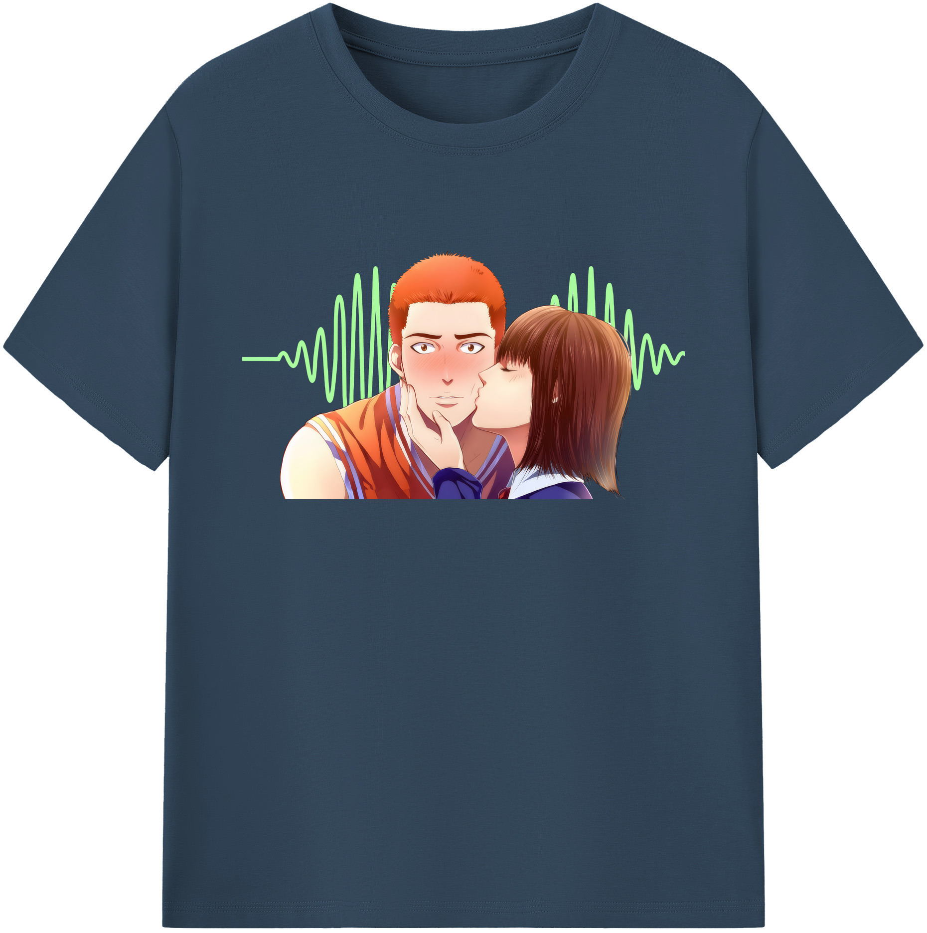 （画像用） SLAM DUNK／スラムダンク 綿100％ メンズ半袖Tシャツ｜肌触りやわらか＆通気性