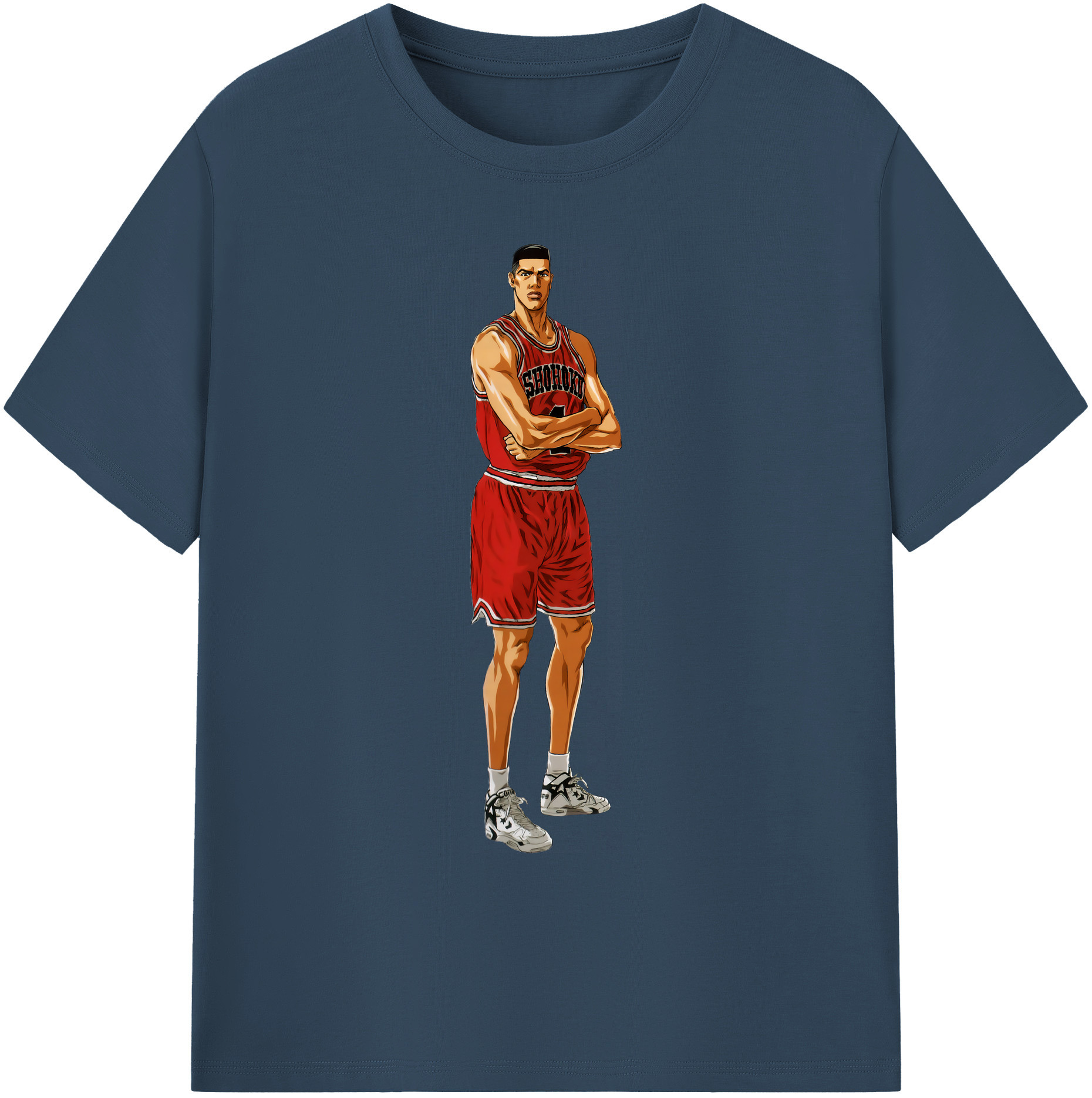 （画像用） SLAM DUNK／スラムダンク 綿100％ メンズ半袖Tシャツ｜肌触りやわらか＆通気性