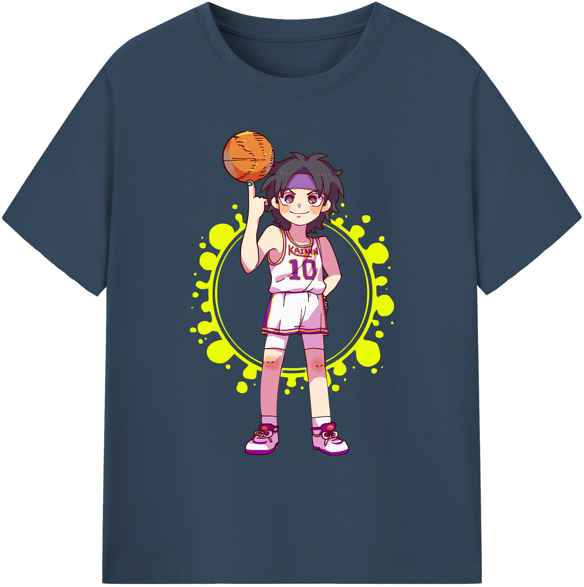 （画像用） SLAM DUNK／スラムダンク 綿100％ メンズ半袖Tシャツ｜肌触りやわらか＆通気性
