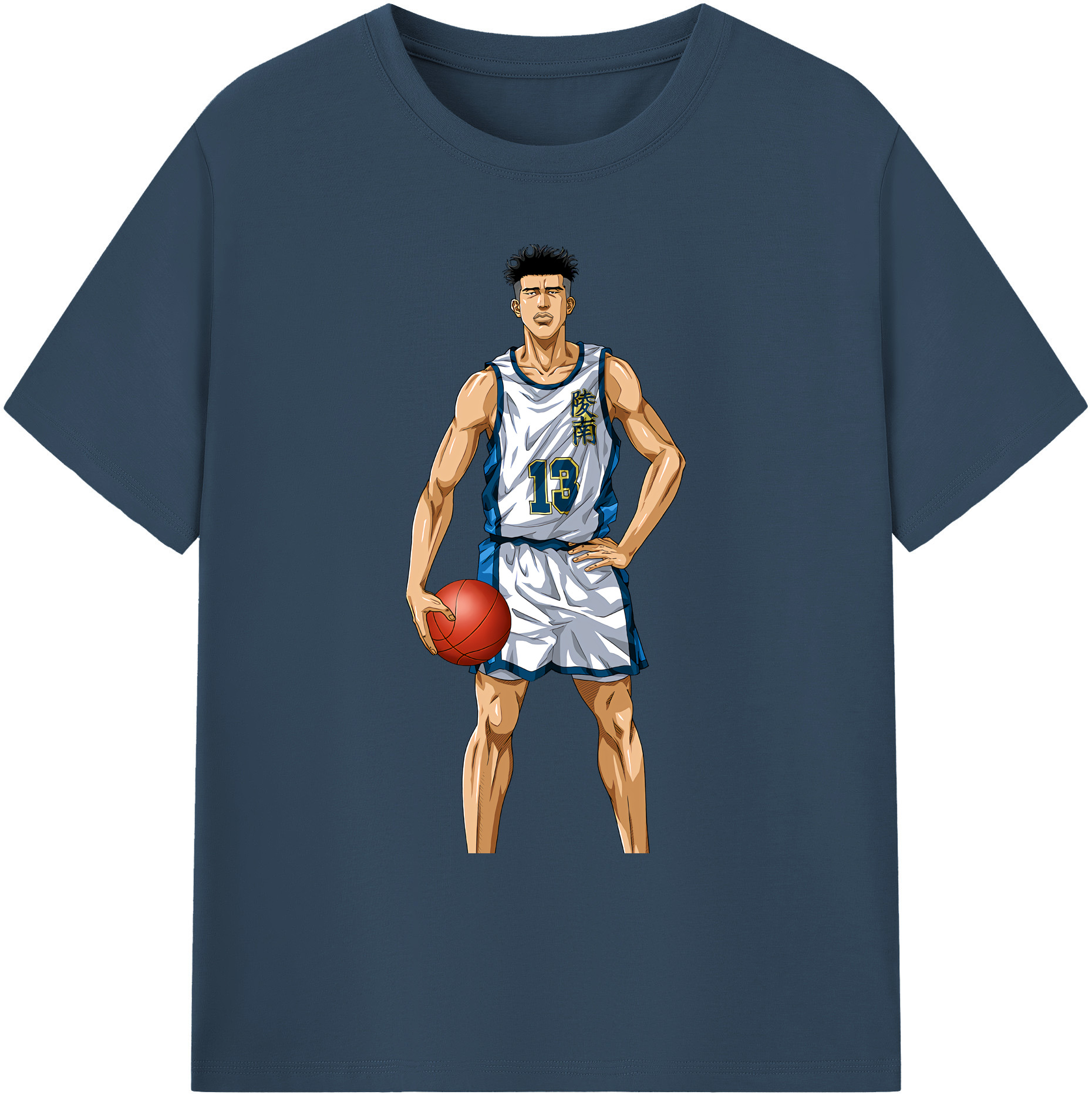 （画像用） SLAM DUNK／スラムダンク 綿100％ メンズ半袖Tシャツ｜肌触りやわらか＆通気性