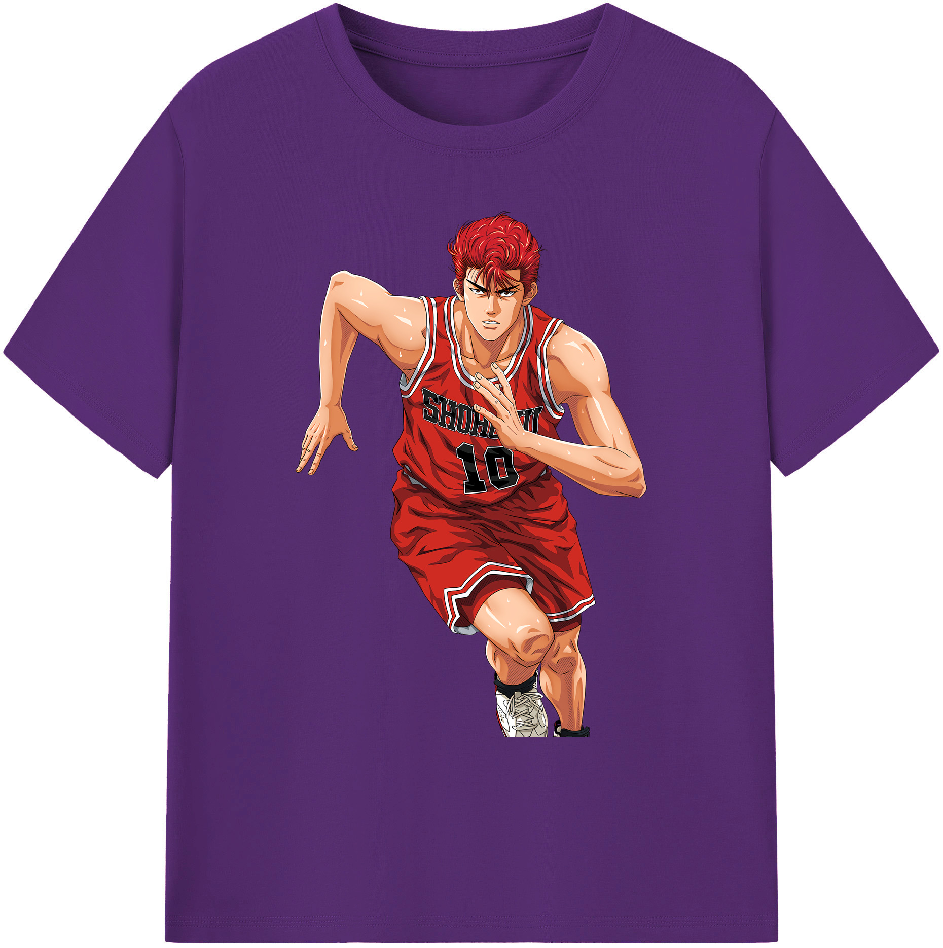 （画像用） SLAM DUNK／スラムダンク 綿100％ メンズ半袖Tシャツ｜肌触りやわらか＆通気性