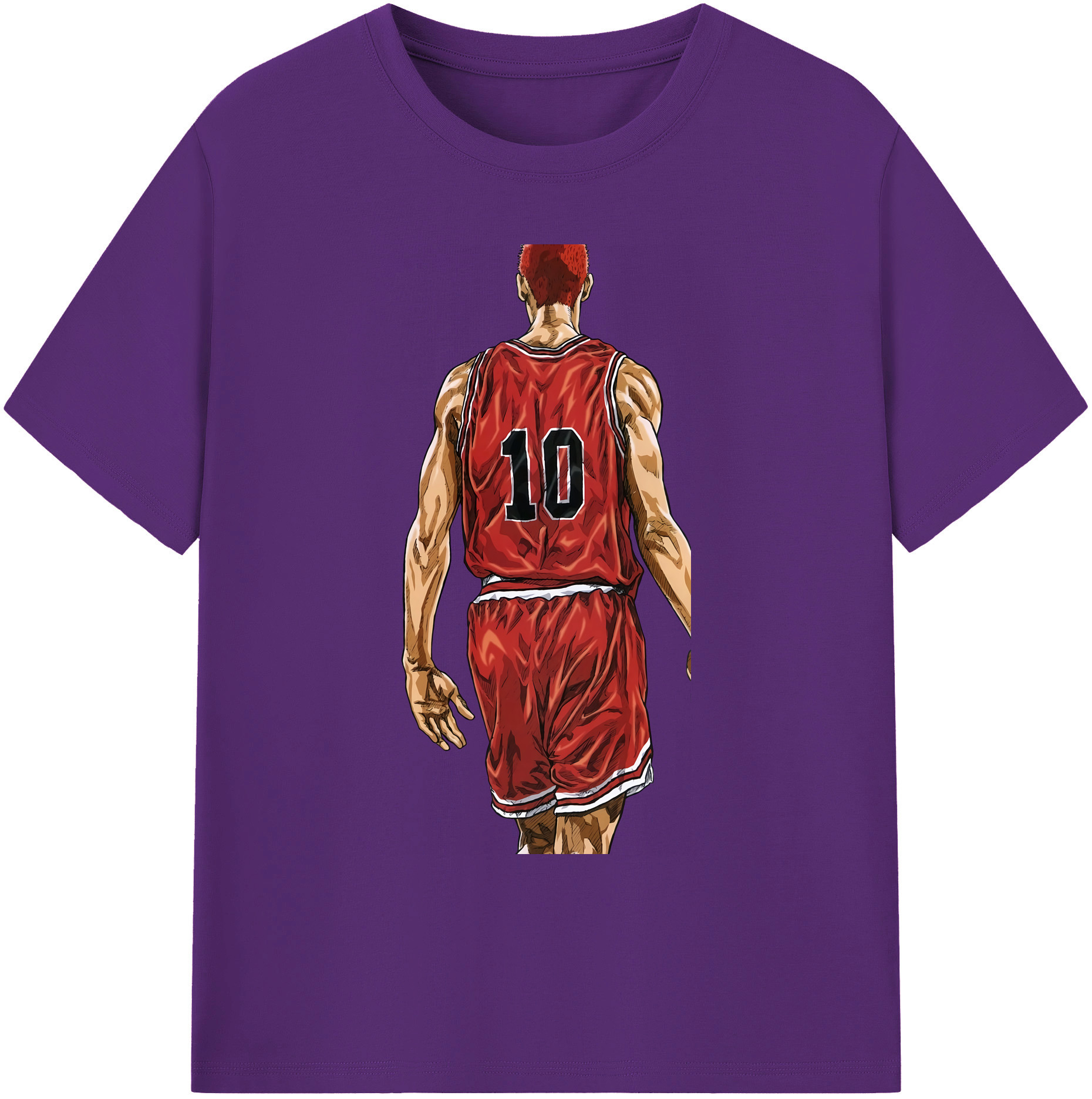 （画像用） SLAM DUNK／スラムダンク 綿100％ メンズ半袖Tシャツ｜肌触りやわらか＆通気性