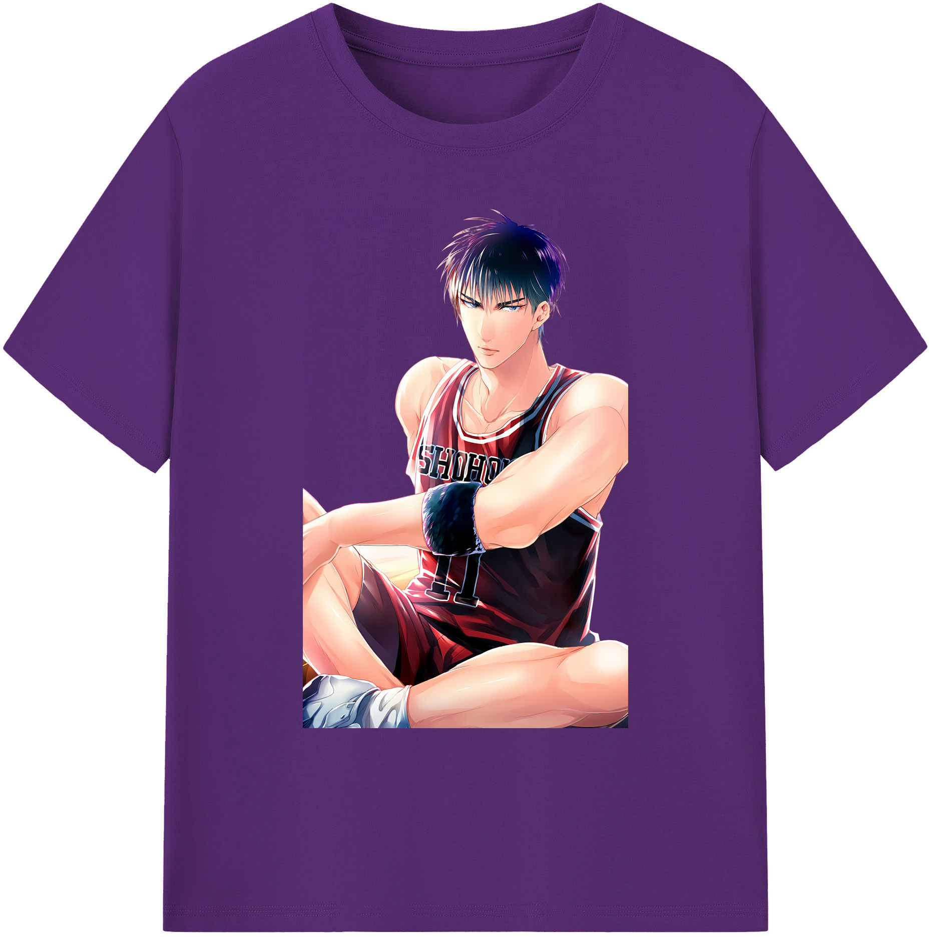 （画像用） SLAM DUNK／スラムダンク 綿100％ メンズ半袖Tシャツ｜肌触りやわらか＆通気性