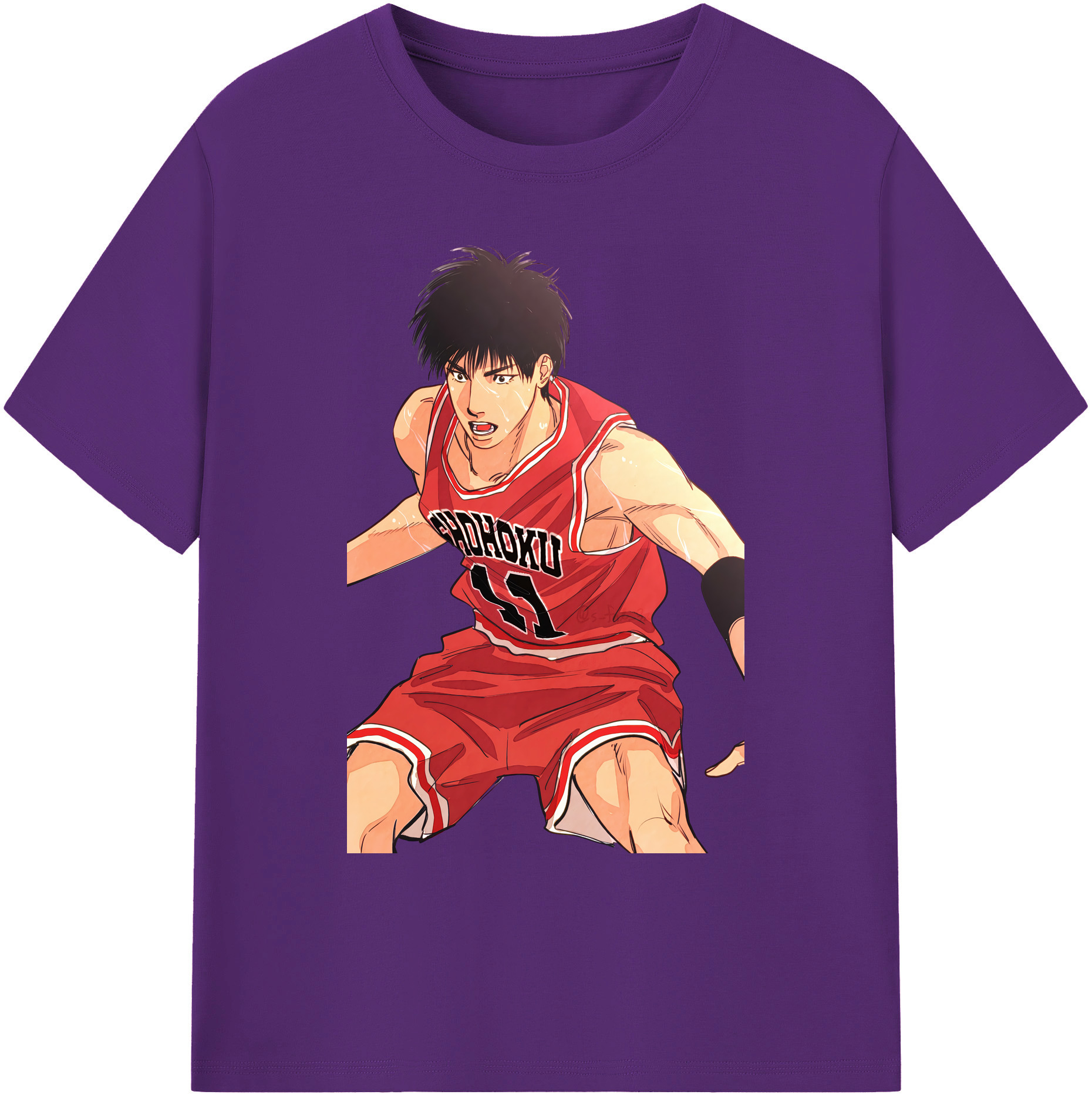 （画像用） SLAM DUNK／スラムダンク 綿100％ メンズ半袖Tシャツ｜肌触りやわらか＆通気性