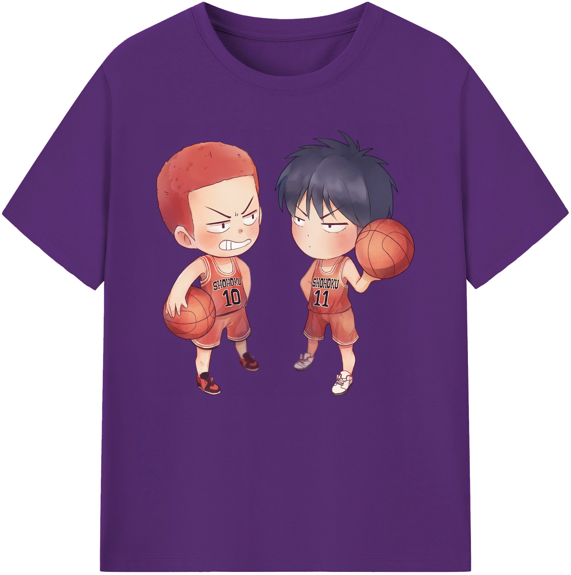 （画像用） SLAM DUNK／スラムダンク 綿100％ メンズ半袖Tシャツ｜肌触りやわらか＆通気性