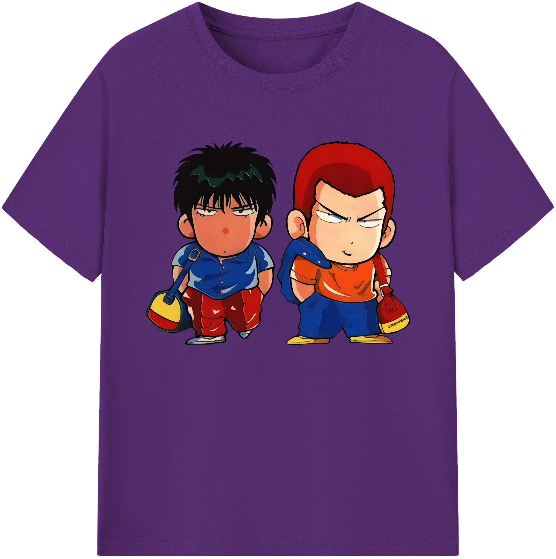 （画像用） SLAM DUNK／スラムダンク 綿100％ メンズ半袖Tシャツ｜肌触りやわらか＆通気性