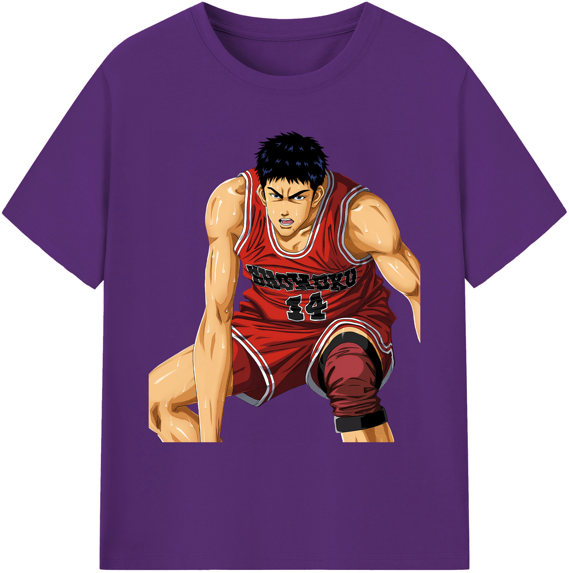 （画像用） SLAM DUNK／スラムダンク 綿100％ メンズ半袖Tシャツ｜肌触りやわらか＆通気性