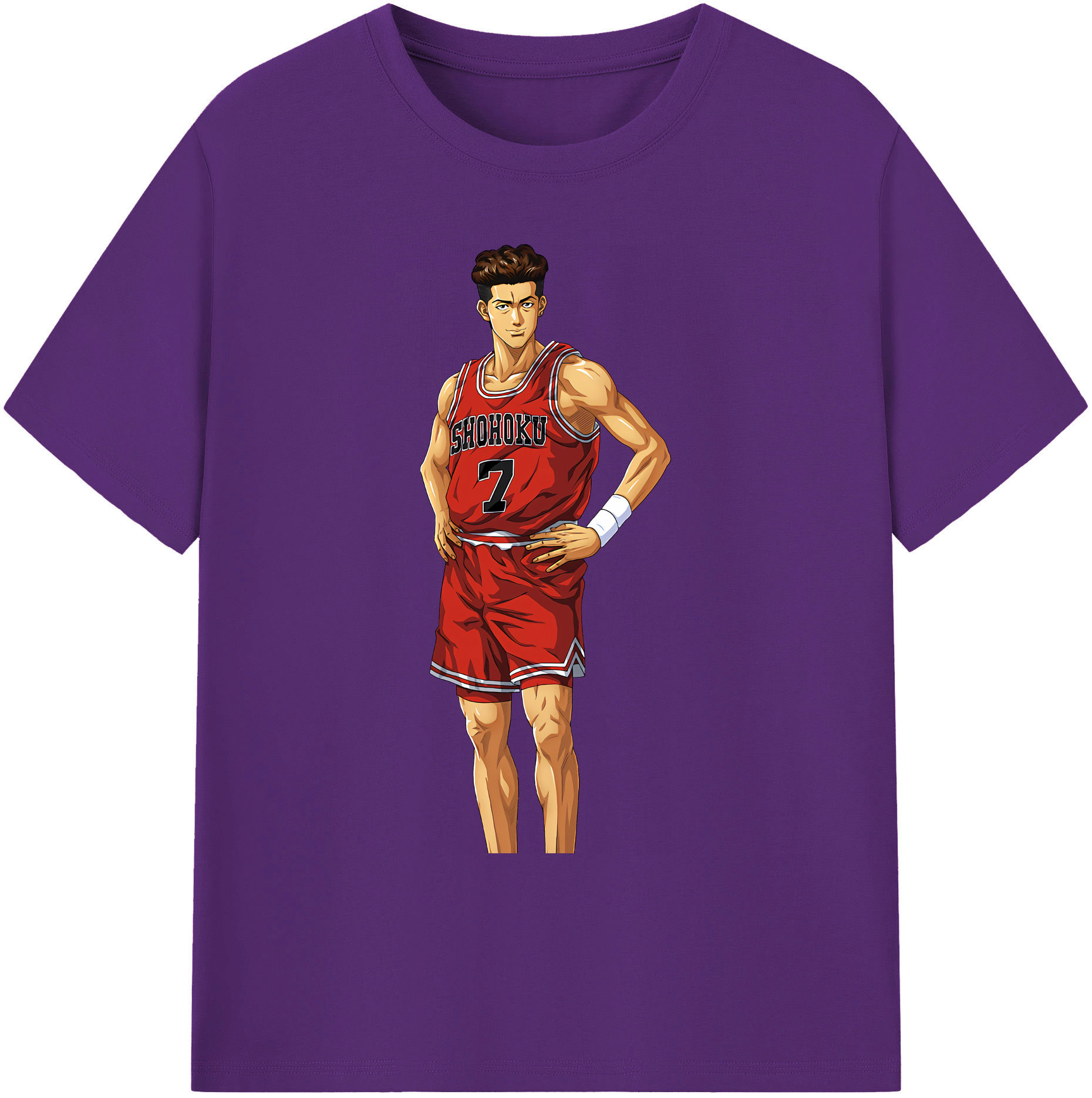 （画像用） SLAM DUNK／スラムダンク 綿100％ メンズ半袖Tシャツ｜肌触りやわらか＆通気性