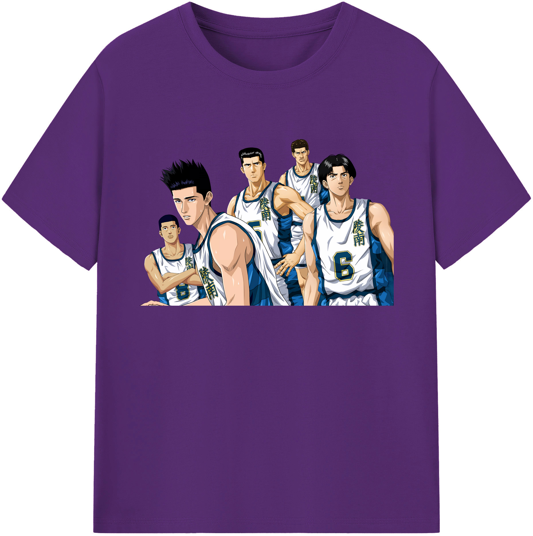 （画像用） SLAM DUNK／スラムダンク 綿100％ メンズ半袖Tシャツ｜肌触りやわらか＆通気性