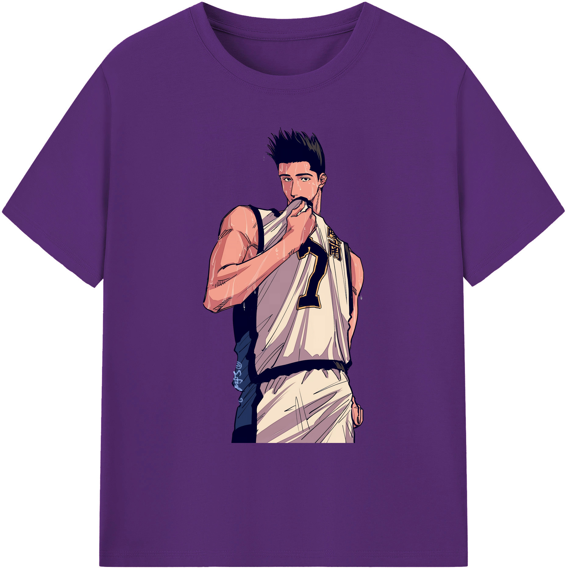 （画像用） SLAM DUNK／スラムダンク 綿100％ メンズ半袖Tシャツ｜肌触りやわらか＆通気性
