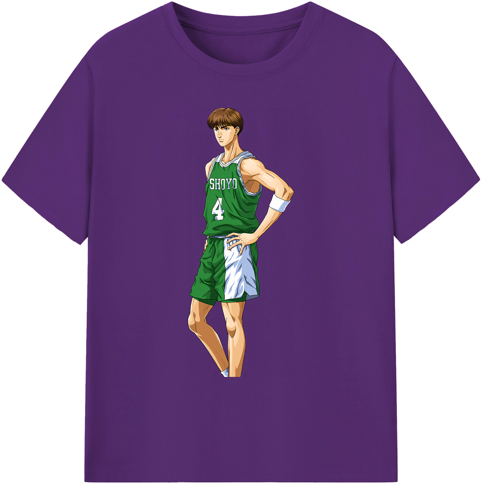 （画像用） SLAM DUNK／スラムダンク 綿100％ メンズ半袖Tシャツ｜肌触りやわらか＆通気性