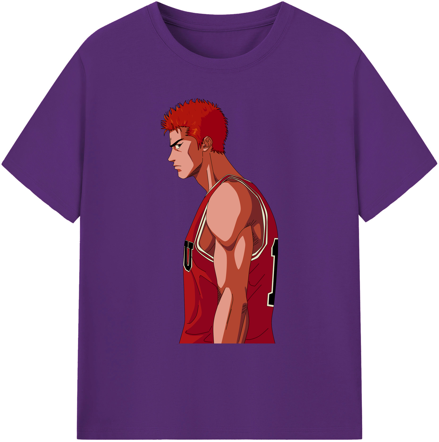 （画像用） SLAM DUNK／スラムダンク 綿100％ メンズ半袖Tシャツ｜肌触りやわらか＆通気性