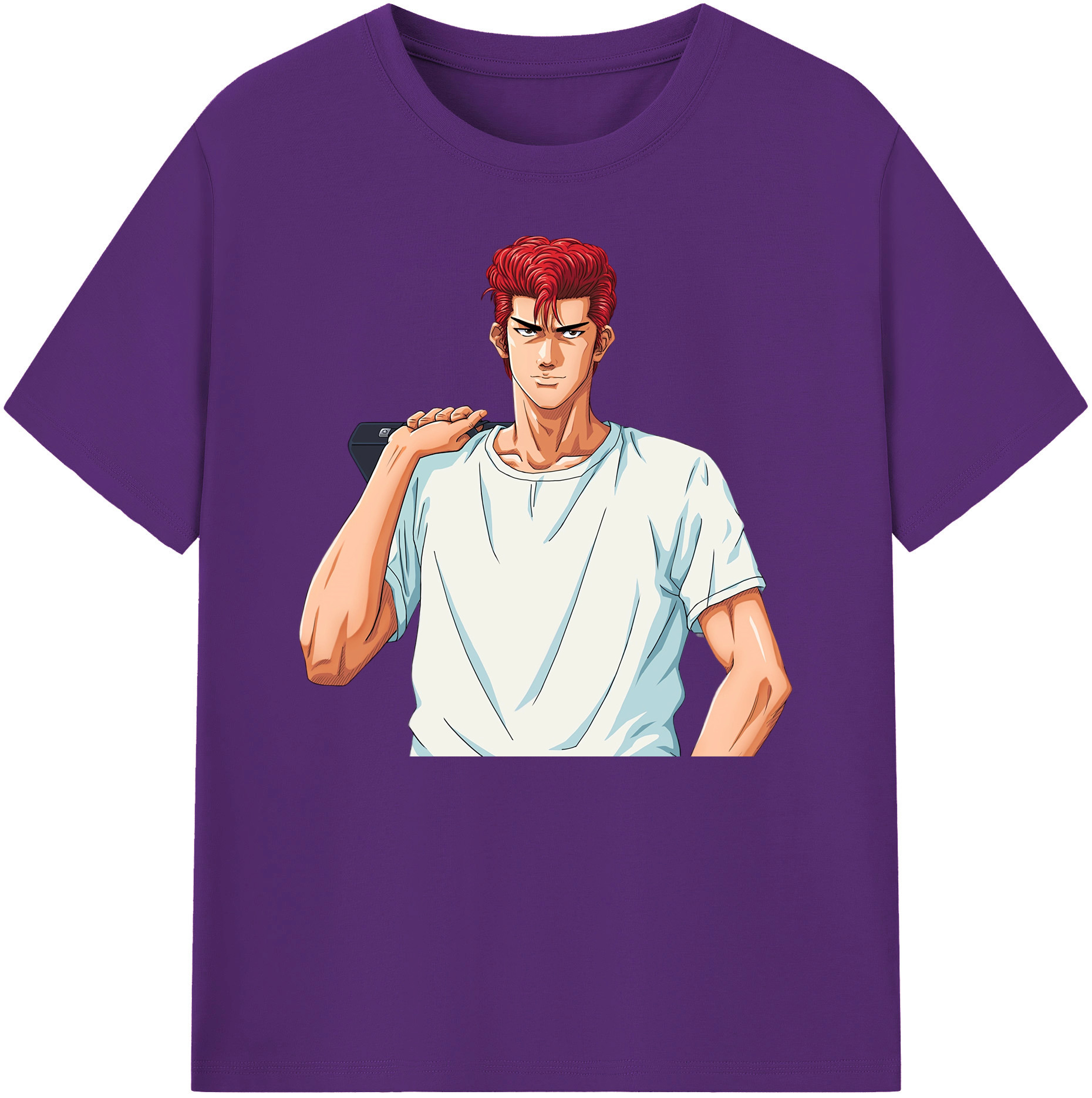 （画像用） SLAM DUNK／スラムダンク 綿100％ メンズ半袖Tシャツ｜肌触りやわらか＆通気性
