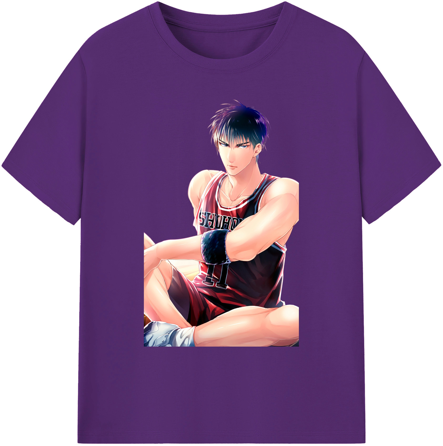 （画像用） SLAM DUNK／スラムダンク 綿100％ メンズ半袖Tシャツ｜肌触りやわらか＆通気性