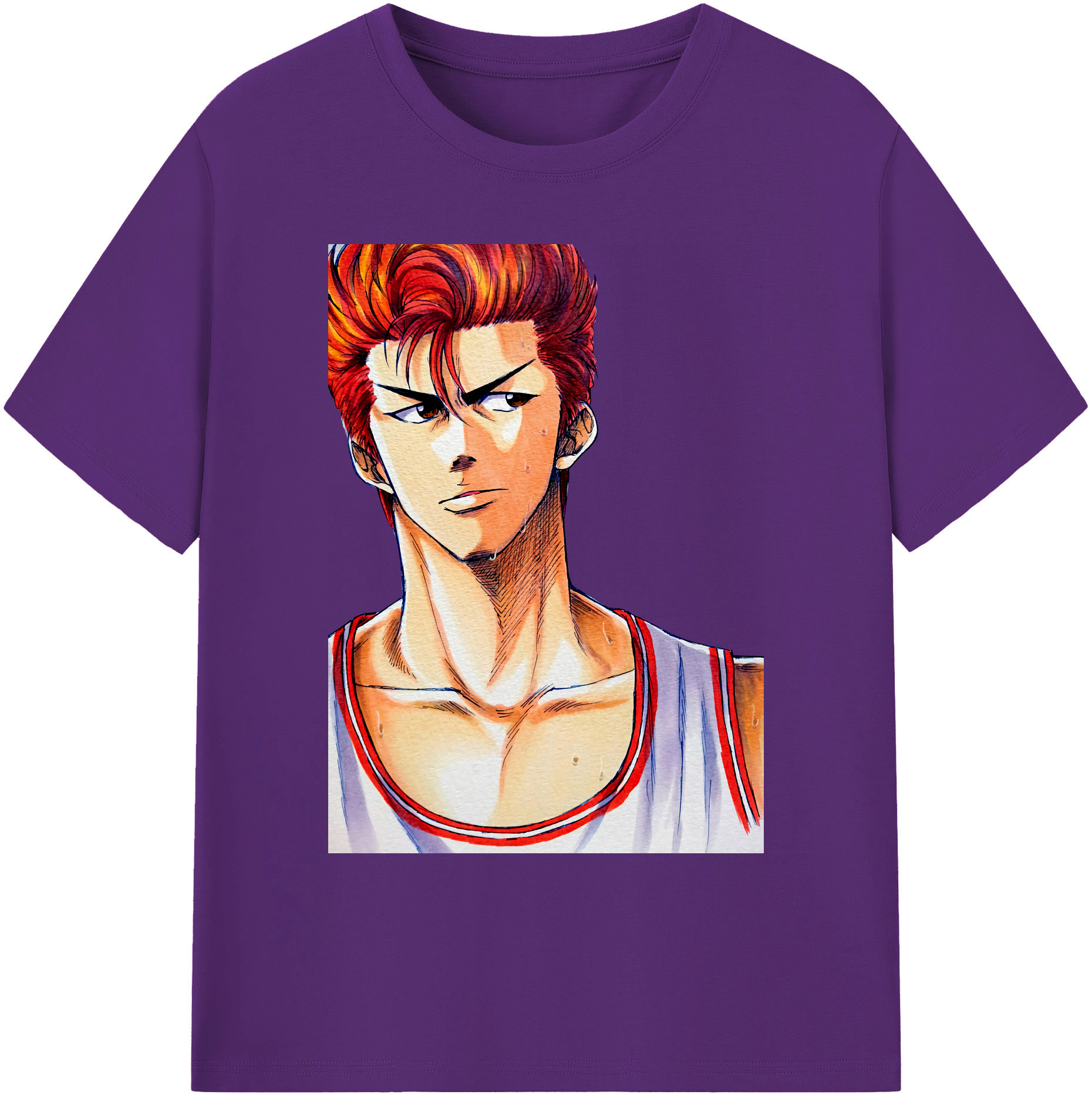 （画像用） SLAM DUNK／スラムダンク 綿100％ メンズ半袖Tシャツ｜肌触りやわらか＆通気性