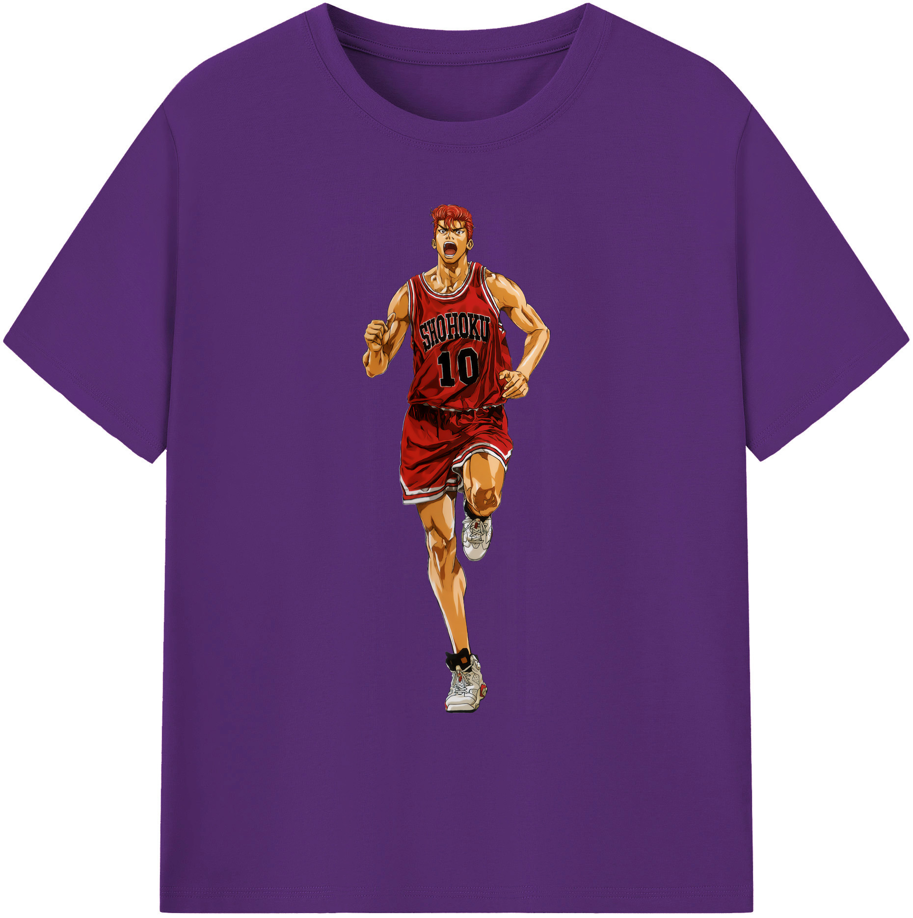 （画像用） SLAM DUNK／スラムダンク 綿100％ メンズ半袖Tシャツ｜肌触りやわらか＆通気性