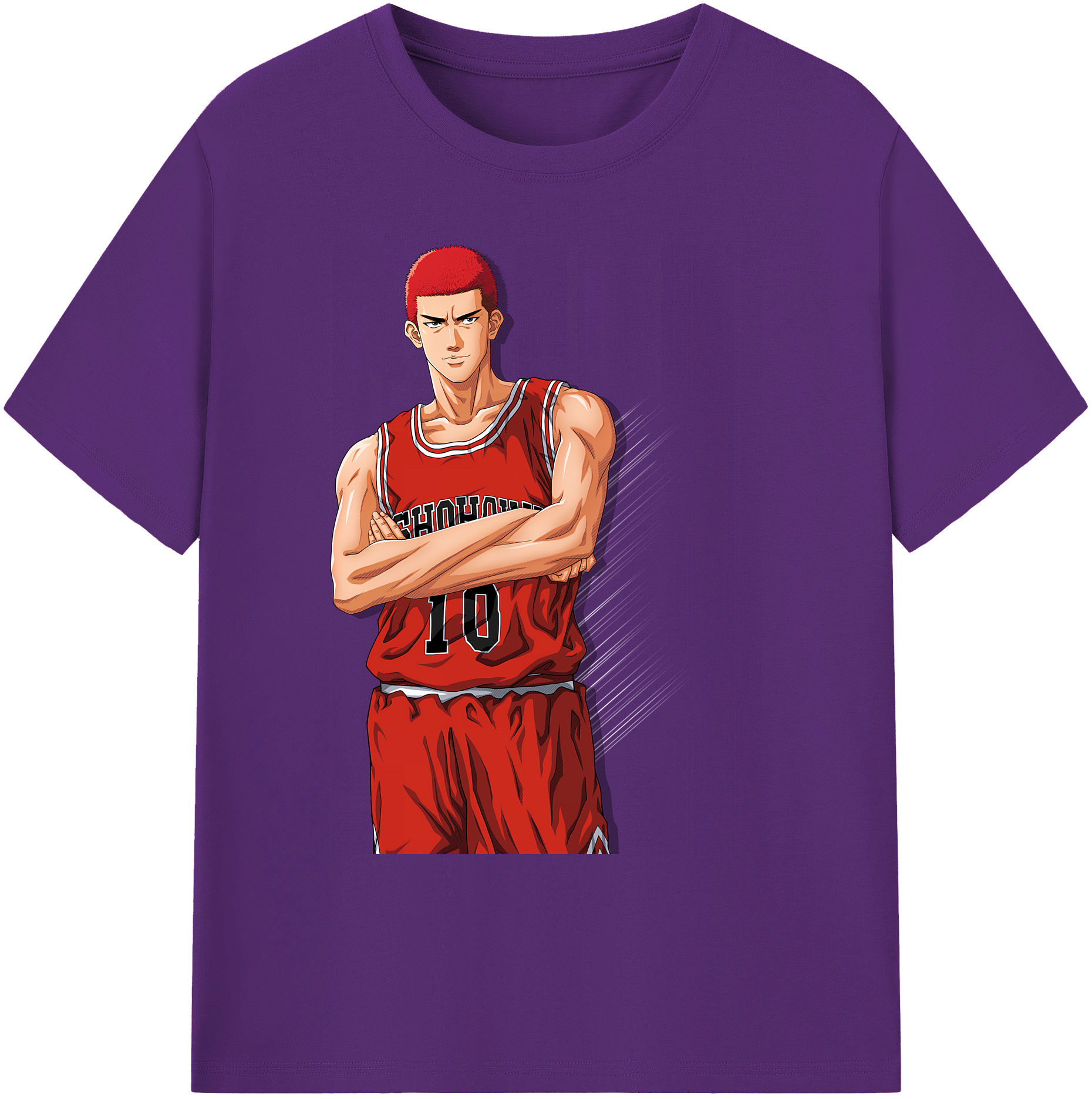 （画像用） SLAM DUNK／スラムダンク 綿100％ メンズ半袖Tシャツ｜肌触りやわらか＆通気性