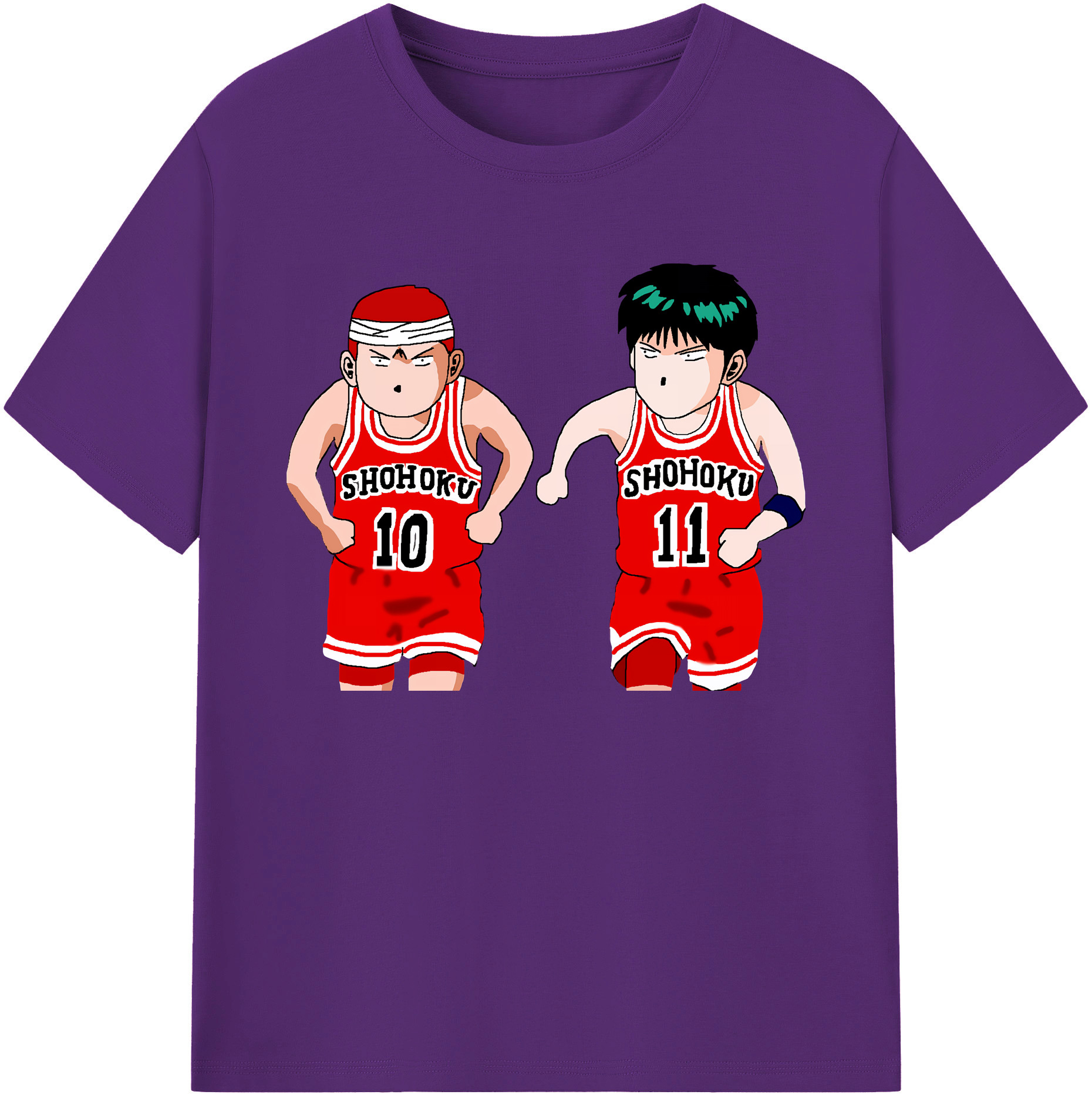 （画像用） SLAM DUNK／スラムダンク 綿100％ メンズ半袖Tシャツ｜肌触りやわらか＆通気性