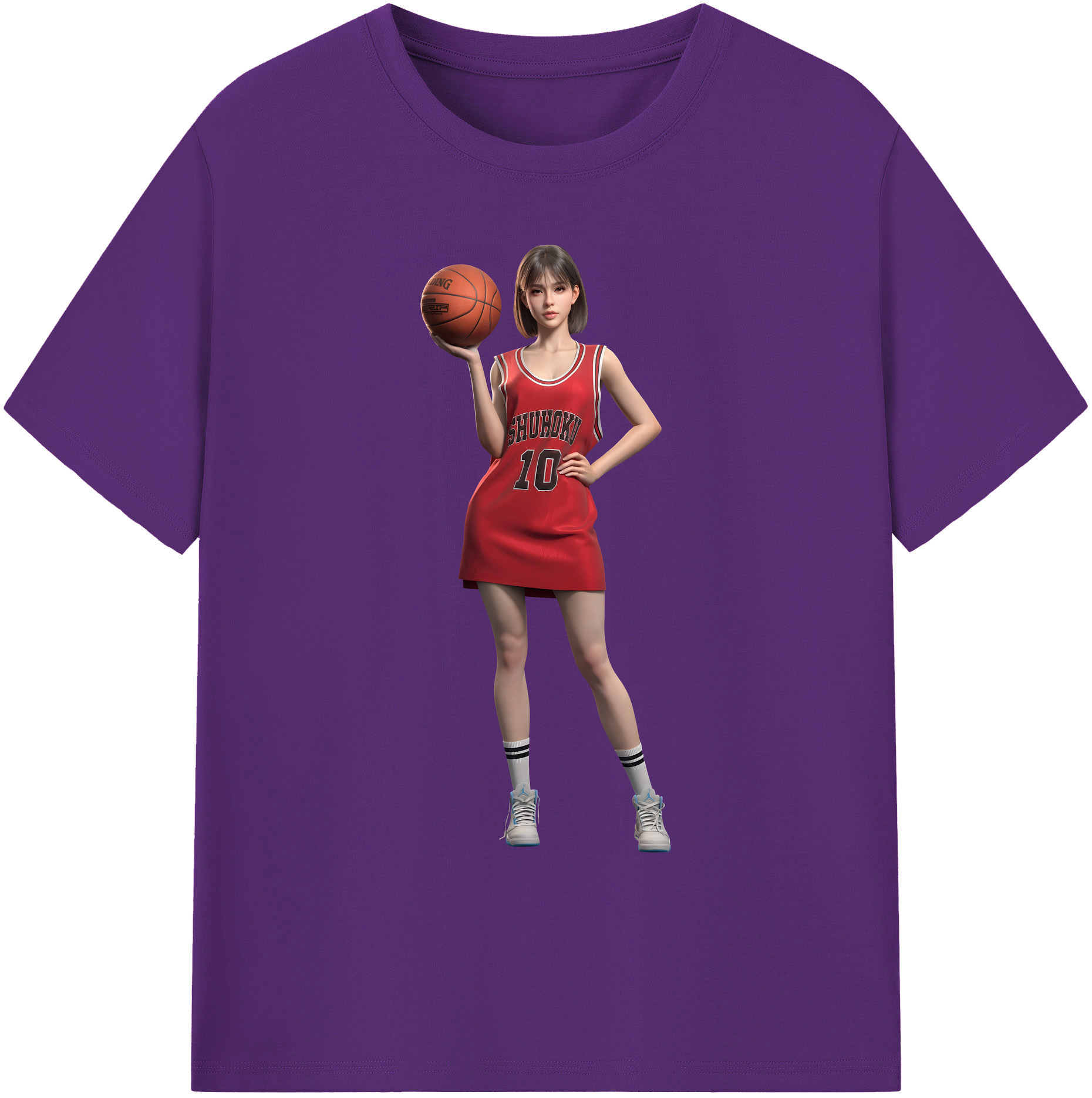 （画像用） SLAM DUNK／スラムダンク 綿100％ メンズ半袖Tシャツ｜肌触りやわらか＆通気性